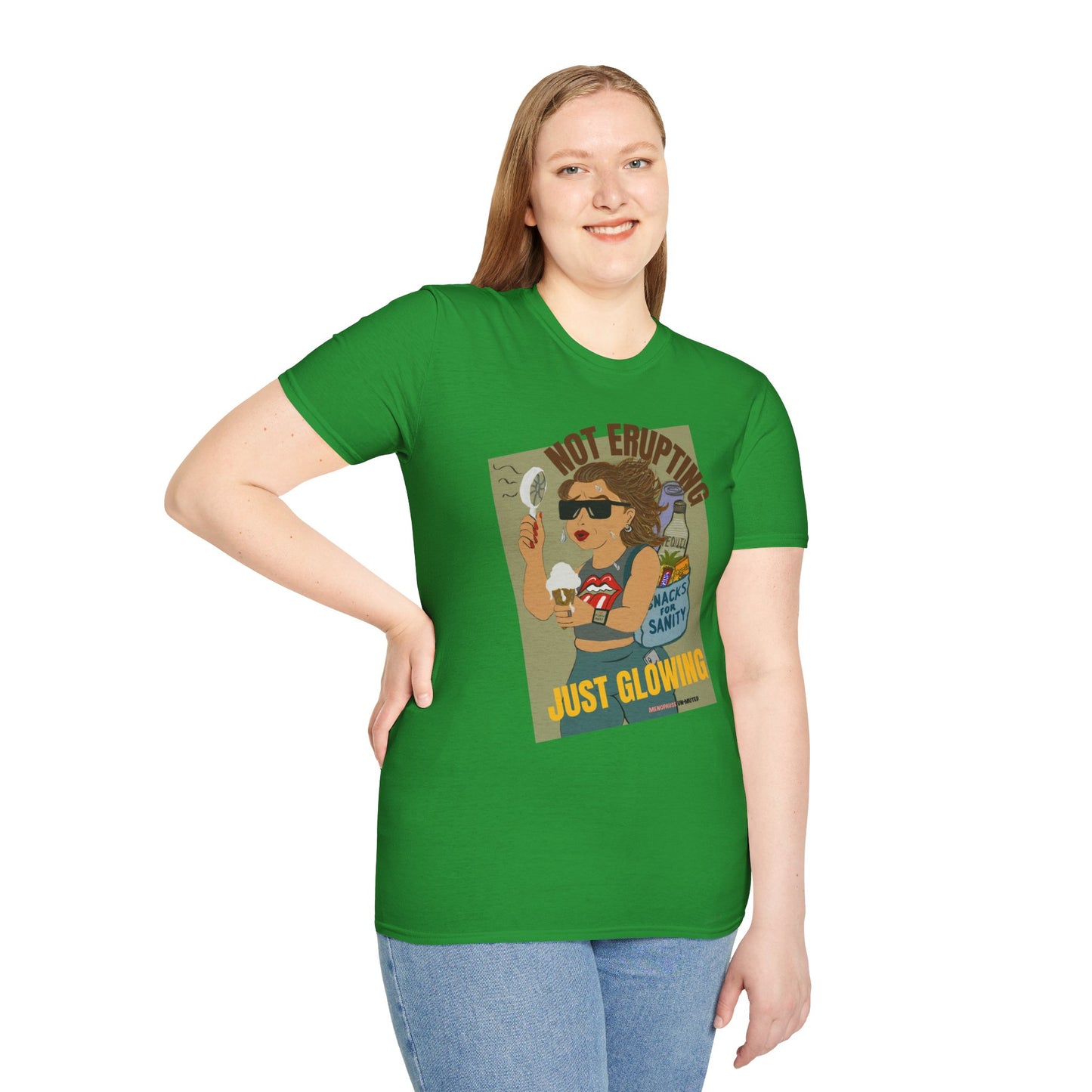 Funny Menopause T-Shirt – Hot Flash Survival Cotton Tee for Women