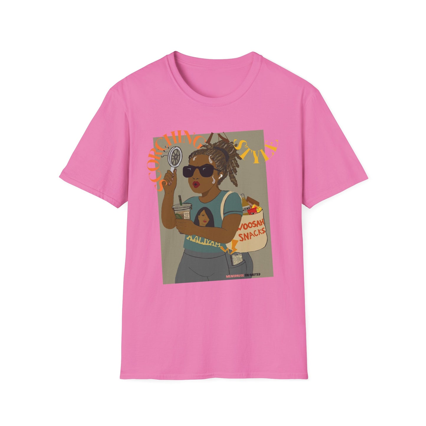 Funny Menopause T-Shirt – Hot Flash Survival Cotton Tee for Women