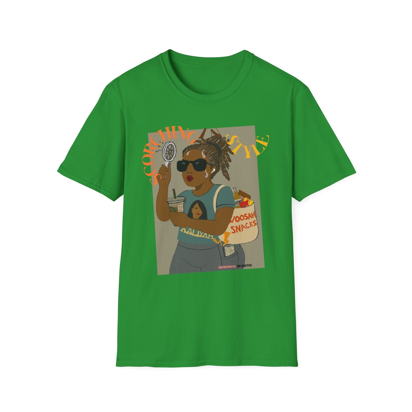 Funny Menopause T-Shirt – Hot Flash Survival Cotton Tee for Women