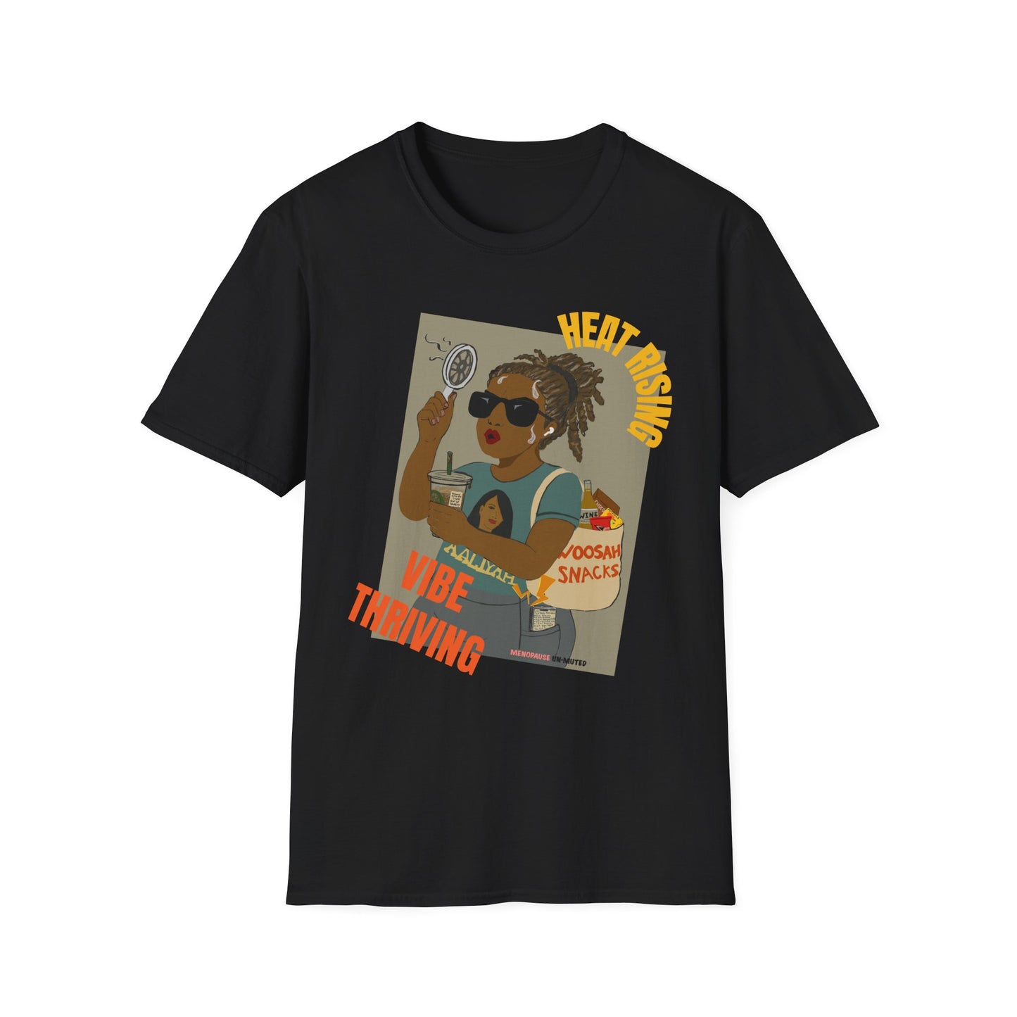 Funny Menopause T-Shirt – Hot Flash Survival Cotton Tee for Women