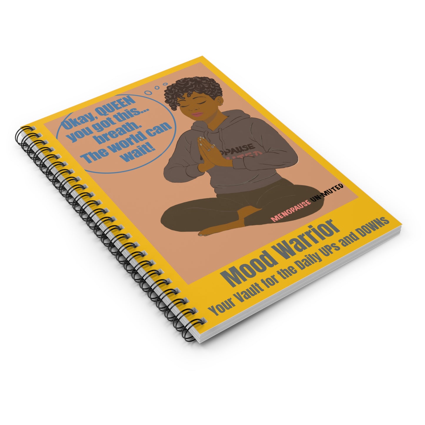 Funny Menopause Spiral Journal – Mood Swing Survival Notebook for Women