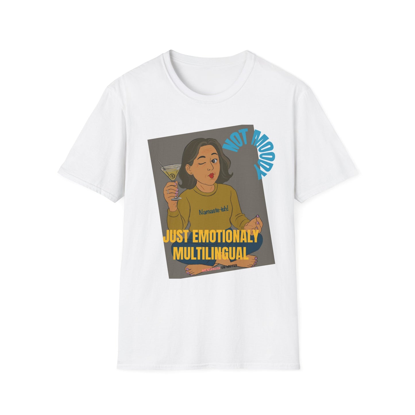 Funny Menopause T-Shirt – Mood Swing Survival Cotton Tee for Women