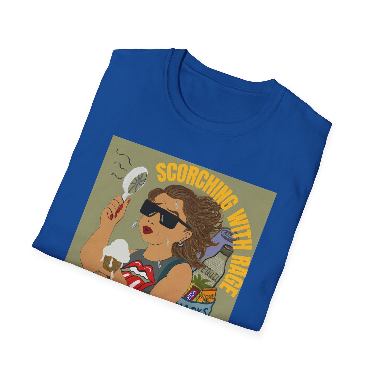 Funny Menopause T-Shirt – Hot Flash Survival Cotton Tee for Women