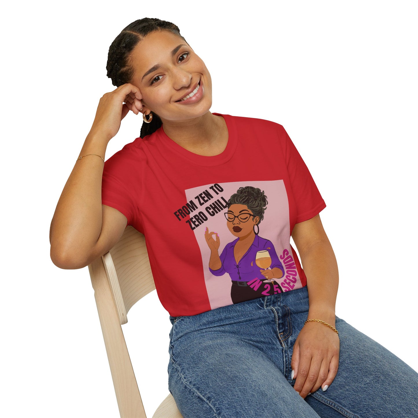 Funny Menopause T-Shirt – Mood Swing Survival Cotton Tee for Women