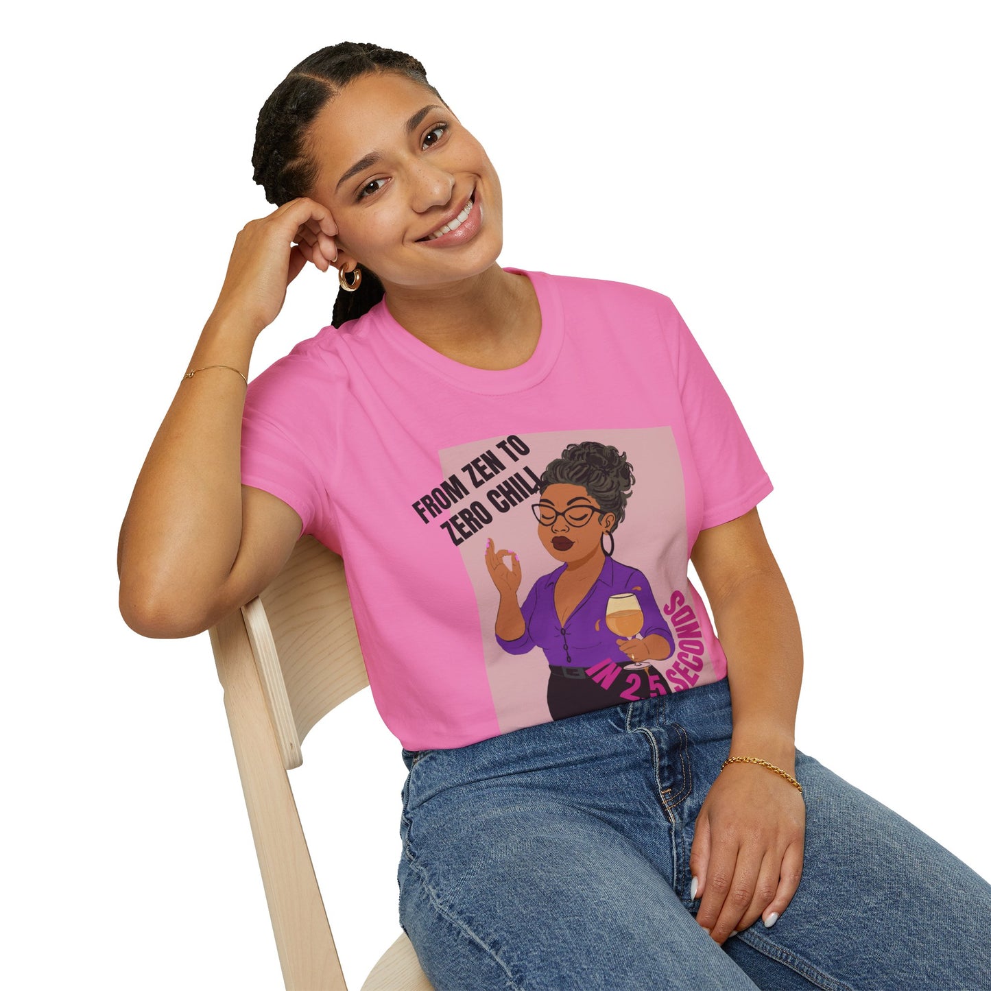 Funny Menopause T-Shirt – Mood Swing Survival Cotton Tee for Women