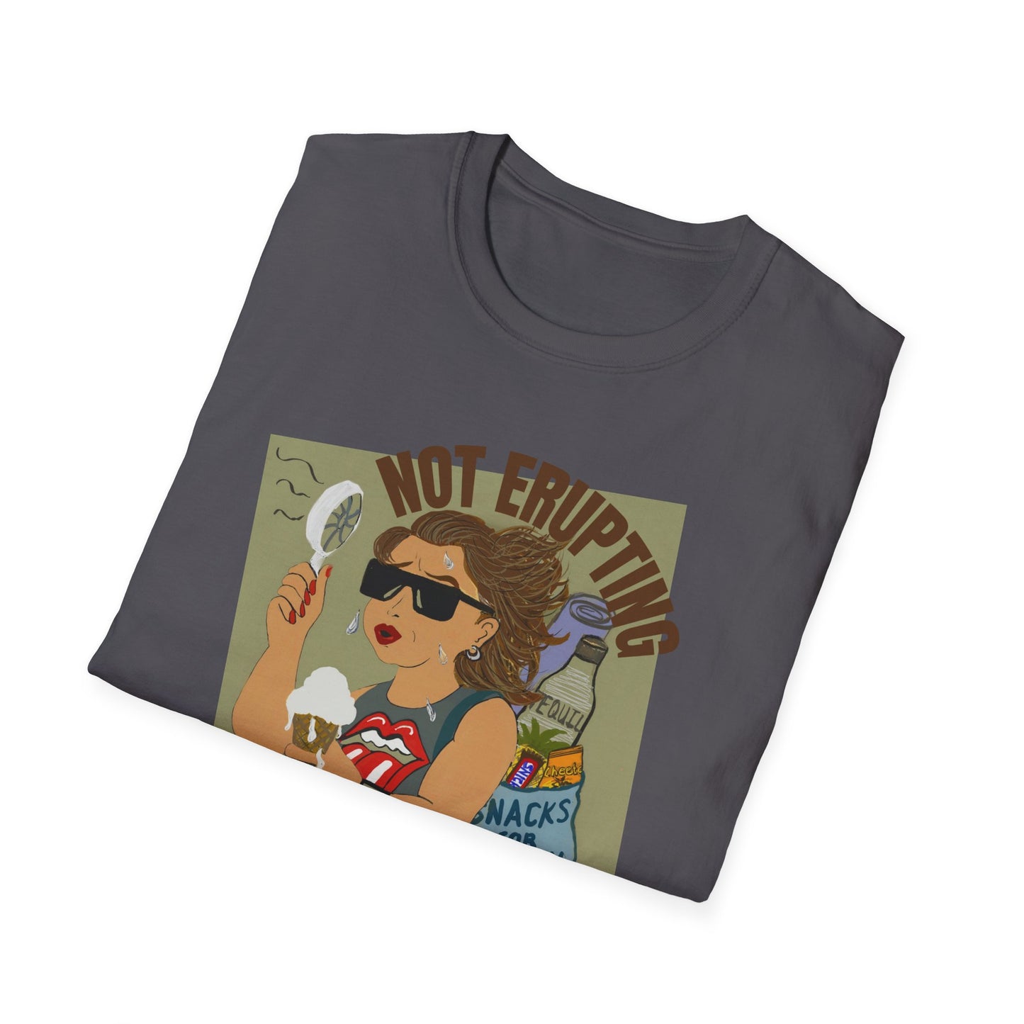 Funny Menopause T-Shirt – Hot Flash Survival Cotton Tee for Women