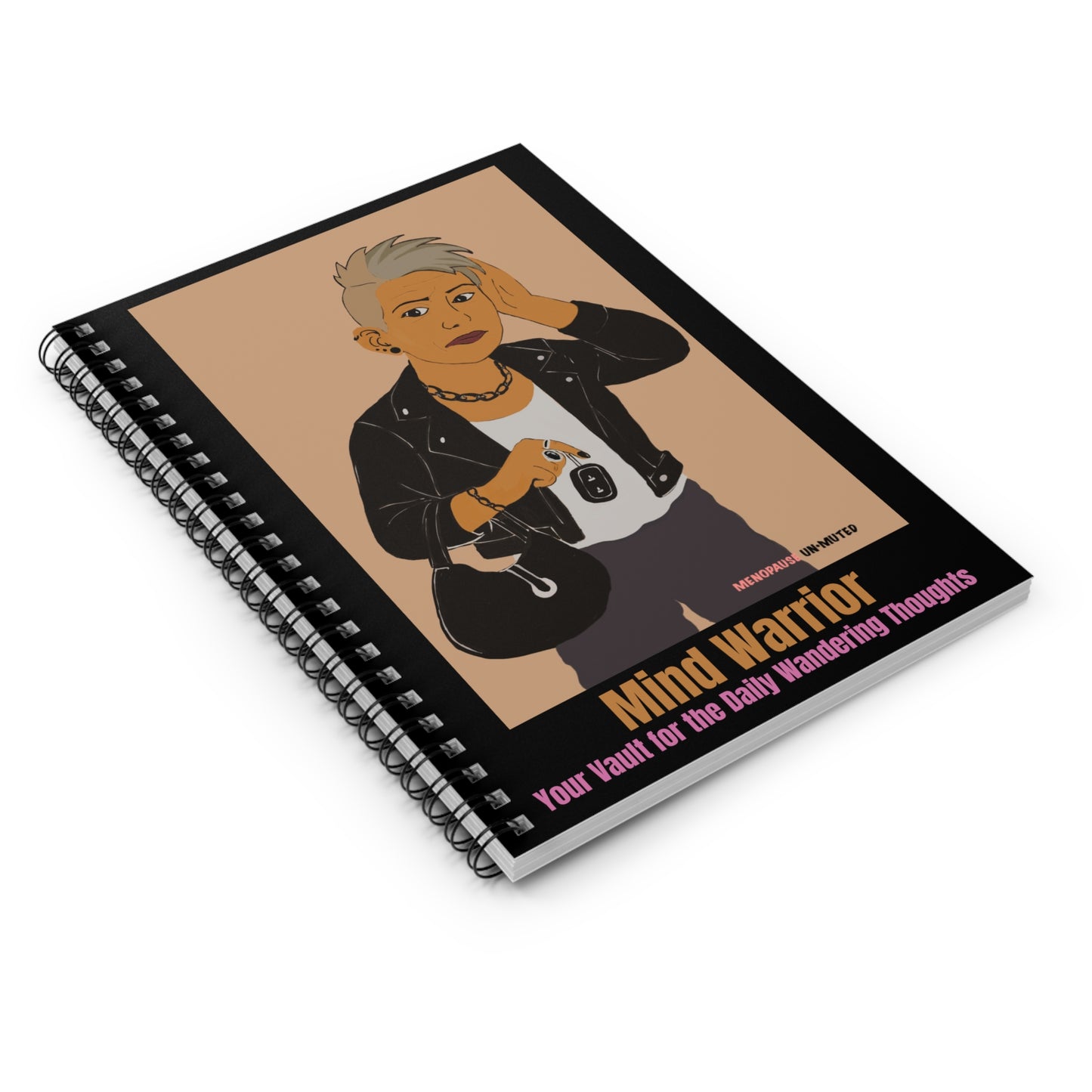 Funny Menopause Spiral Journal – Brain Fog Survival Notebook for Women