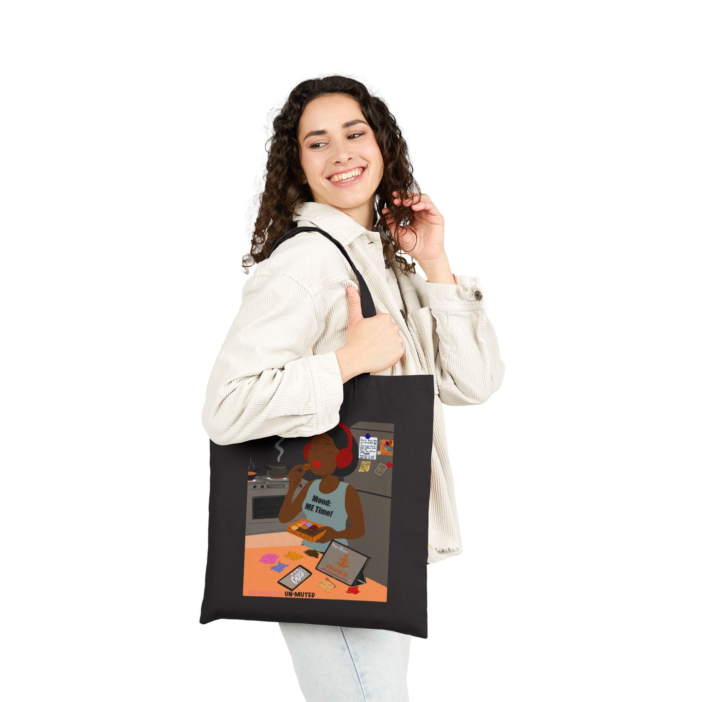 Funny Menopause Tote Bag – Mood Swing Survival Canvas & Cotton Gift for Women