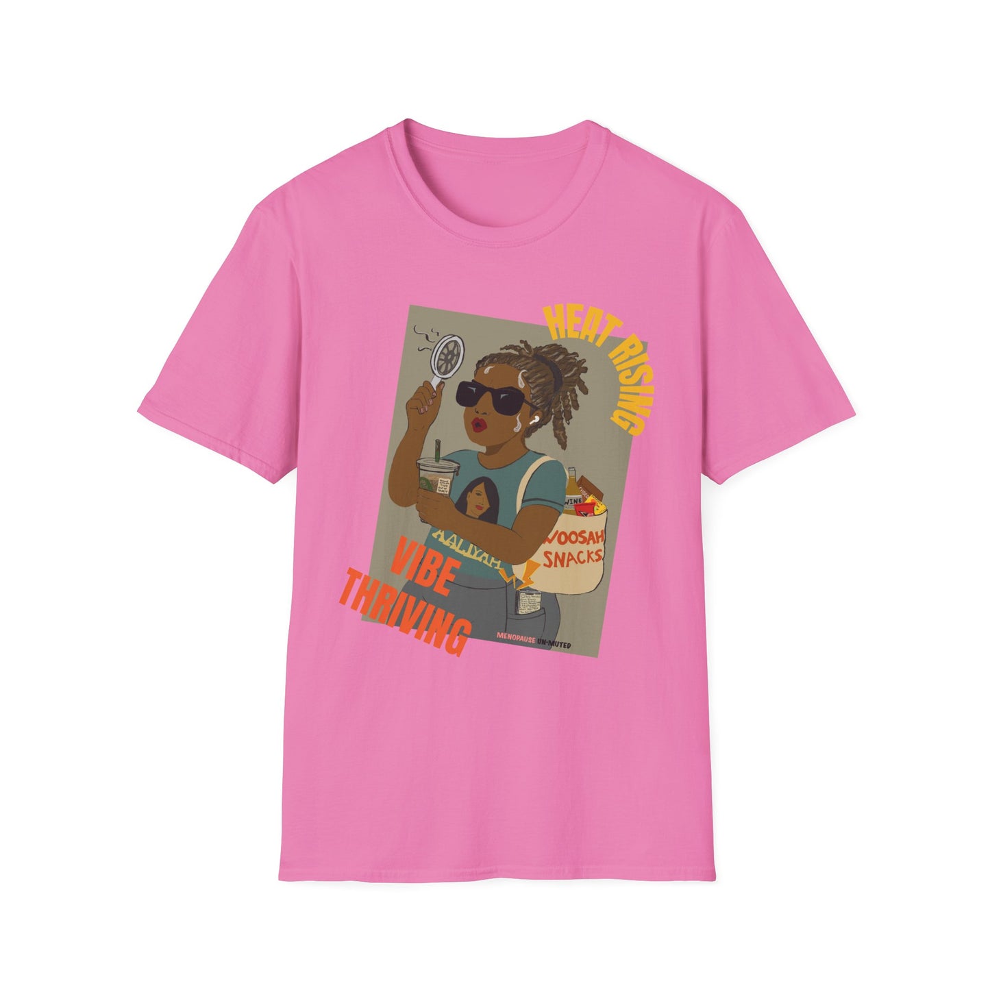 Funny Menopause T-Shirt – Hot Flash Survival Cotton Tee for Women