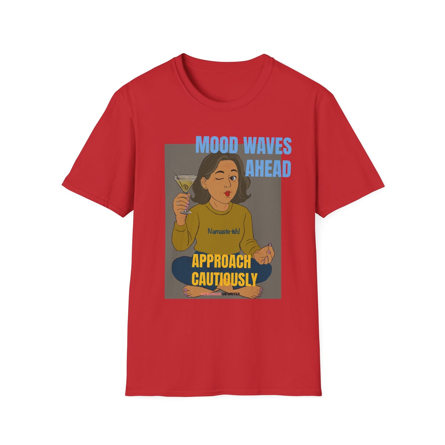 Funny Menopause T-Shirt – Mood Swing Survival Cotton Tee for Women