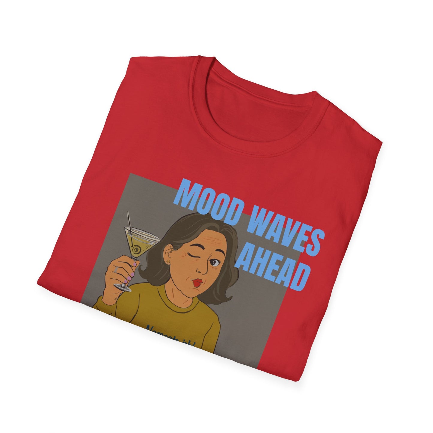 Funny Menopause T-Shirt – Mood Swing Survival Cotton Tee for Women