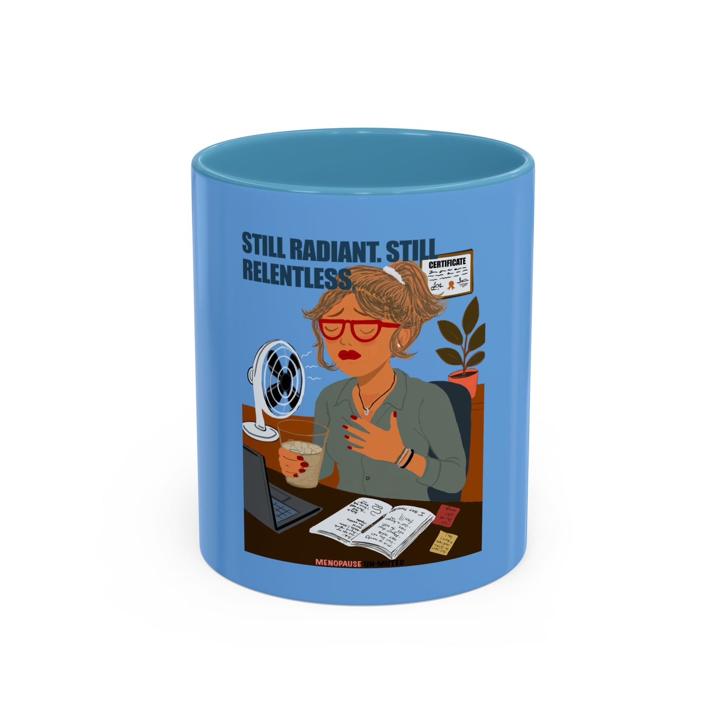 Funny Menopause Mug – Hot Flash Survival Coffee Cup for Women