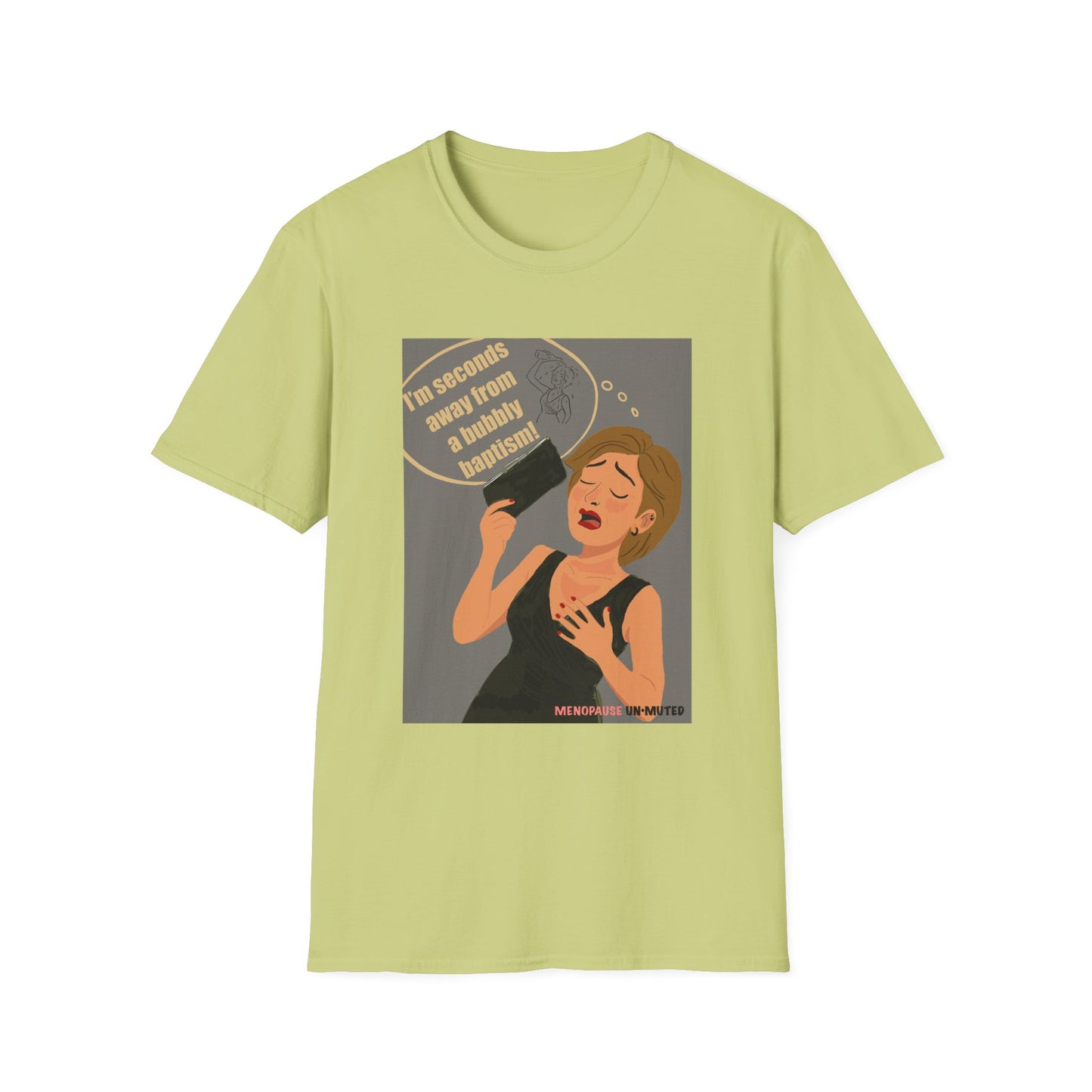 Funny Menopause T-Shirt – Hot Flash Survival Cotton Tee for Women