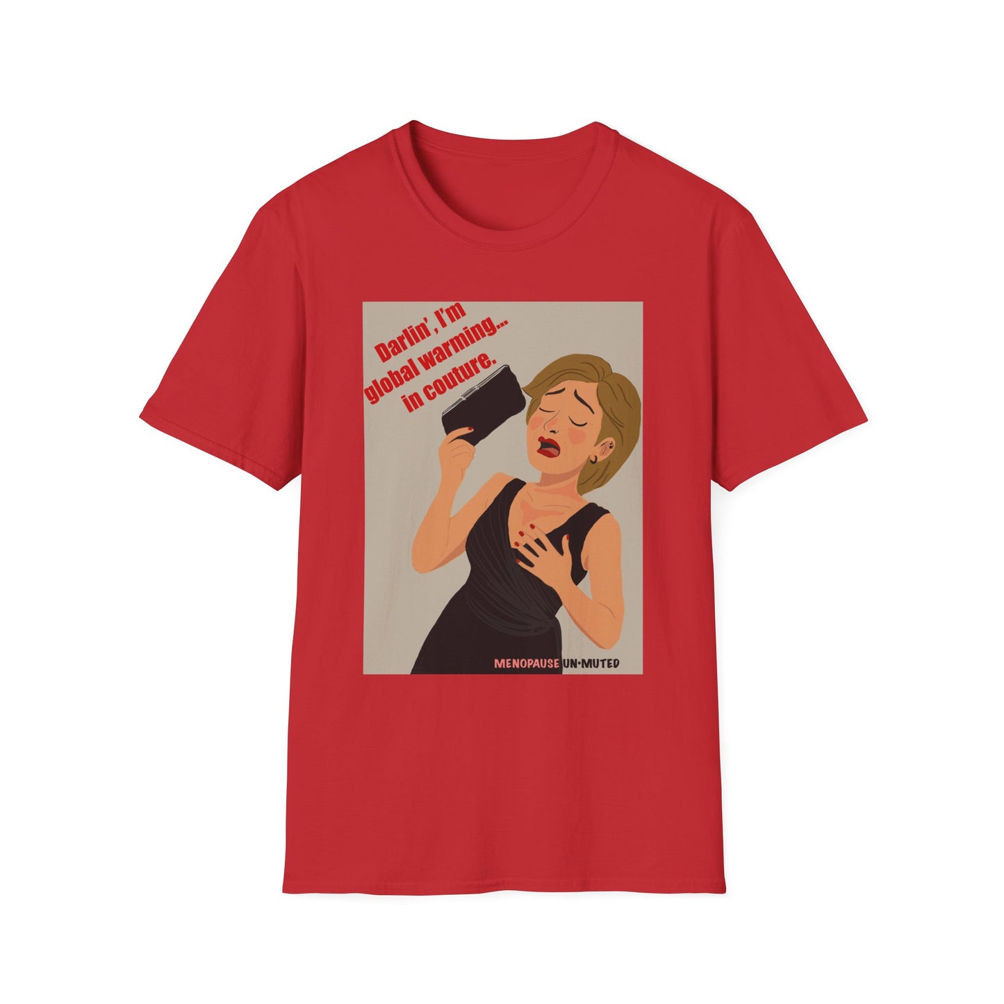 Funny Menopause T-Shirt – Hot Flash Survival Cotton Tee for Women