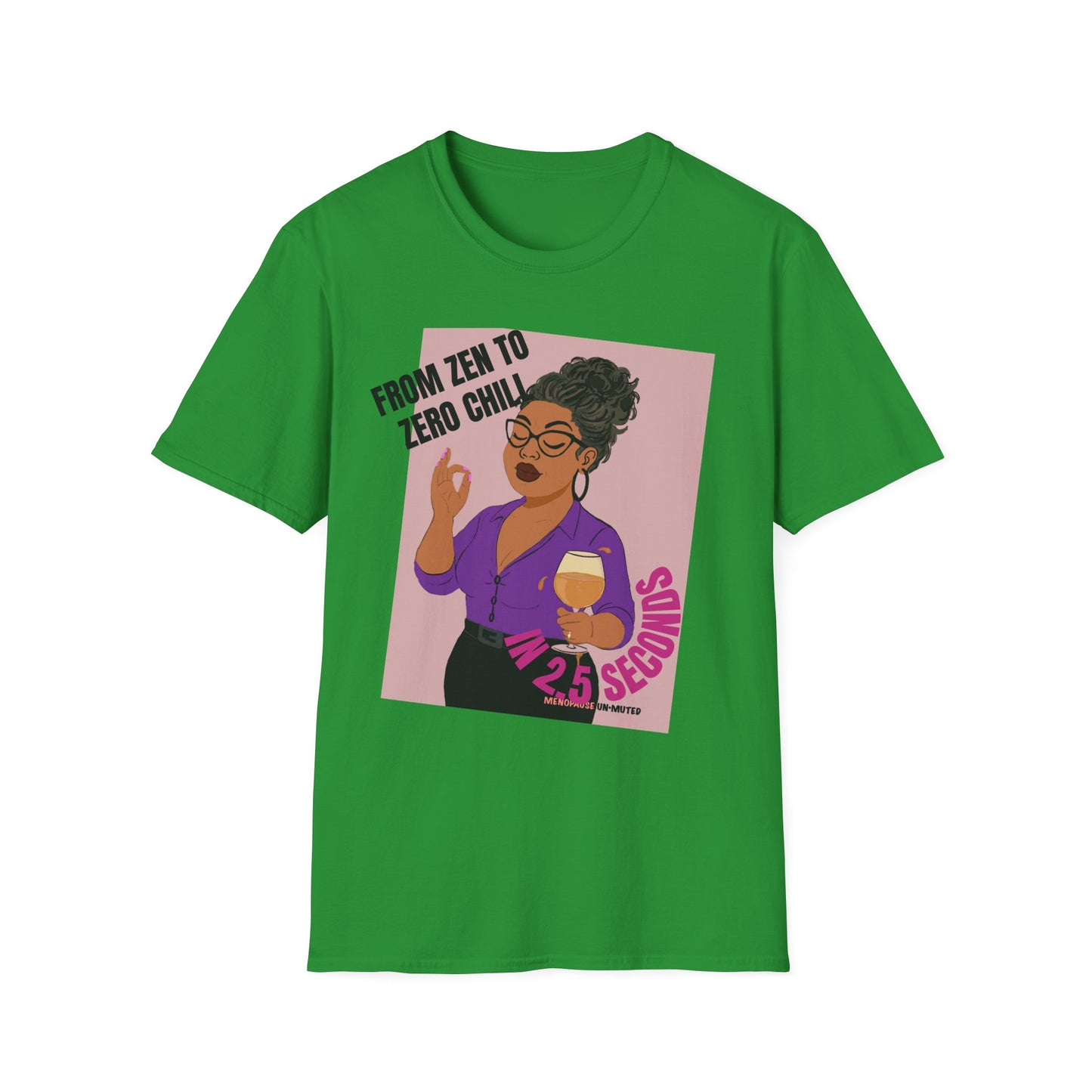 Funny Menopause T-Shirt – Mood Swing Survival Cotton Tee for Women