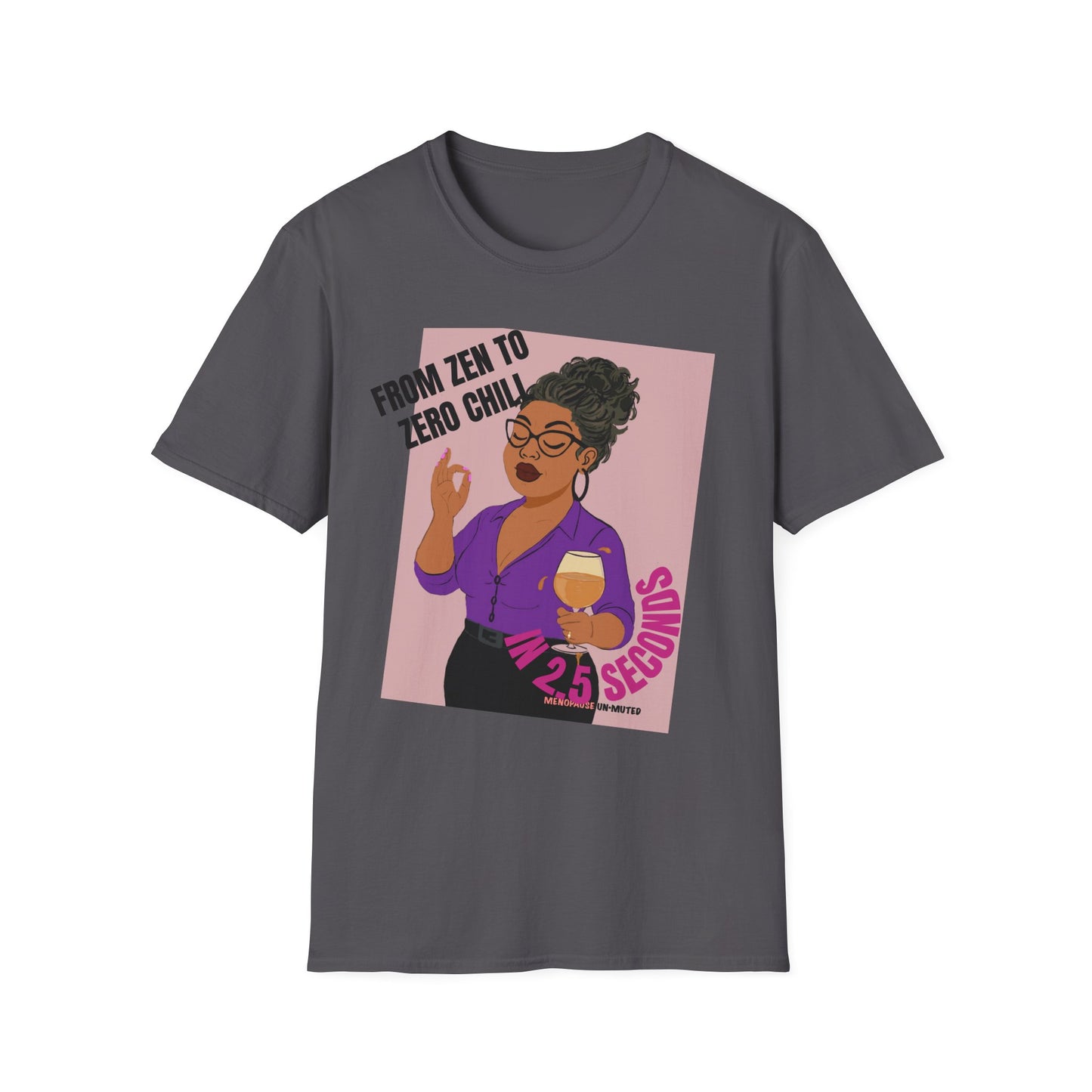 Funny Menopause T-Shirt – Mood Swing Survival Cotton Tee for Women