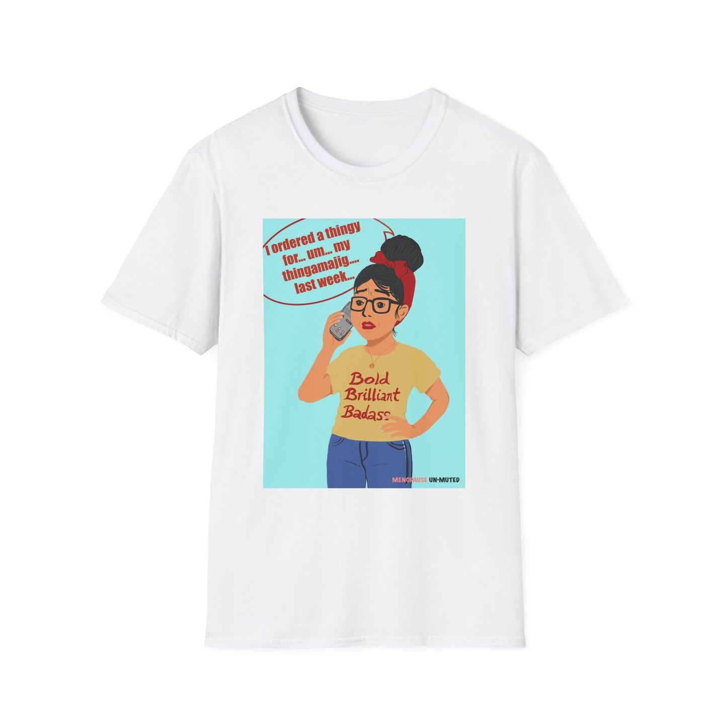Funny Menopause T-Shirt – Brain Fog Survival Cotton - Women Gift
