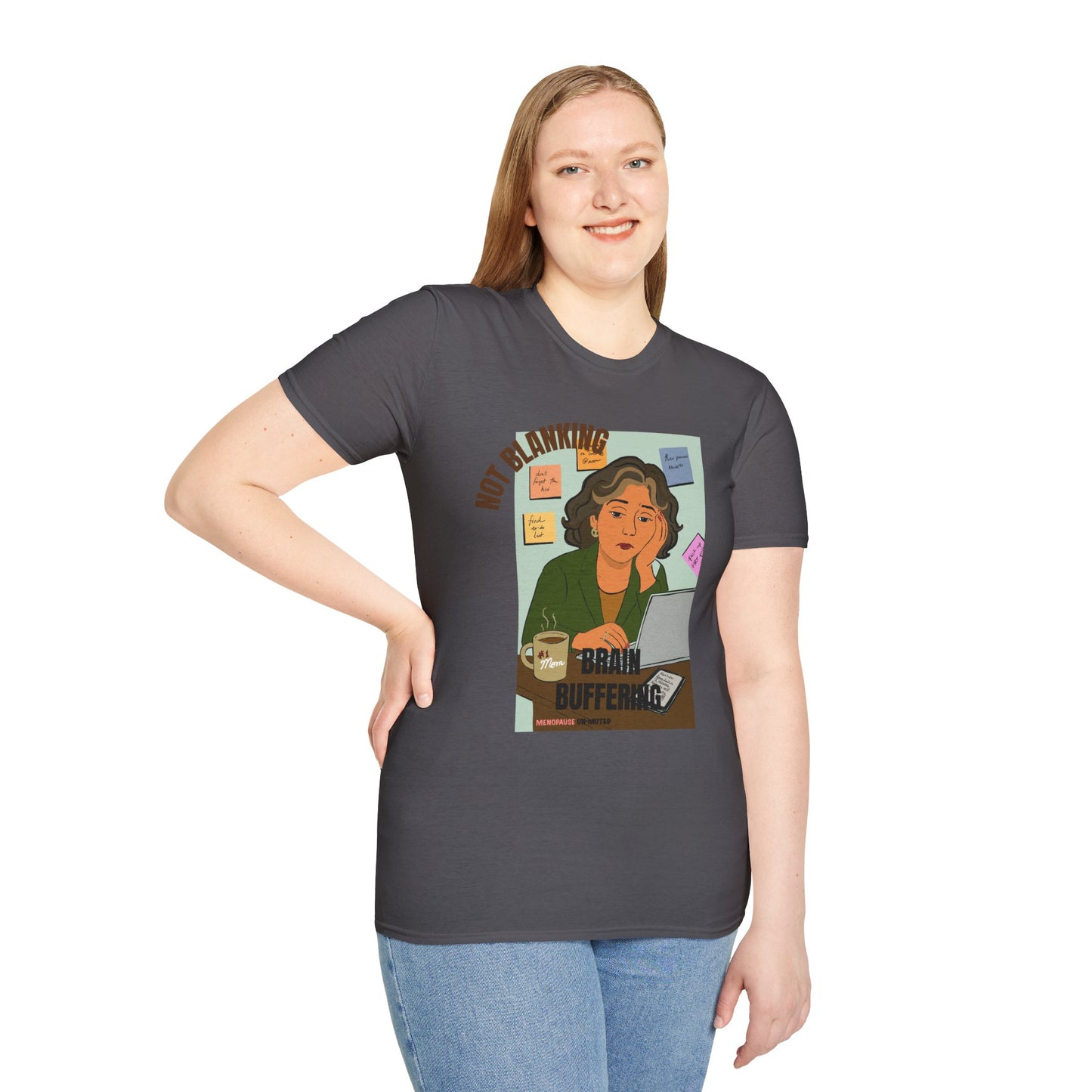 Funny Menopause T-Shirt – Brain Fog Survival Cotton - Women Gift