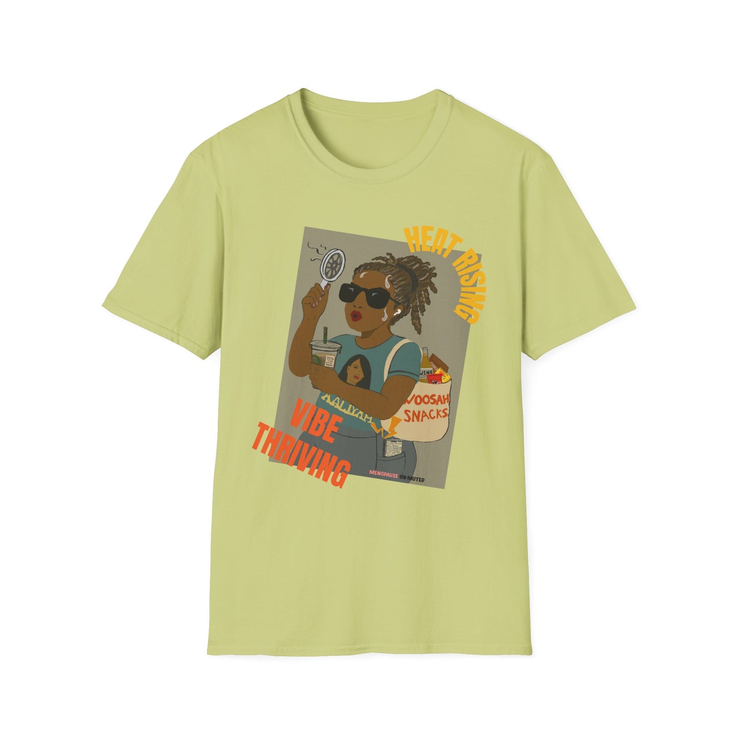 Funny Menopause T-Shirt – Hot Flash Survival Cotton Tee for Women