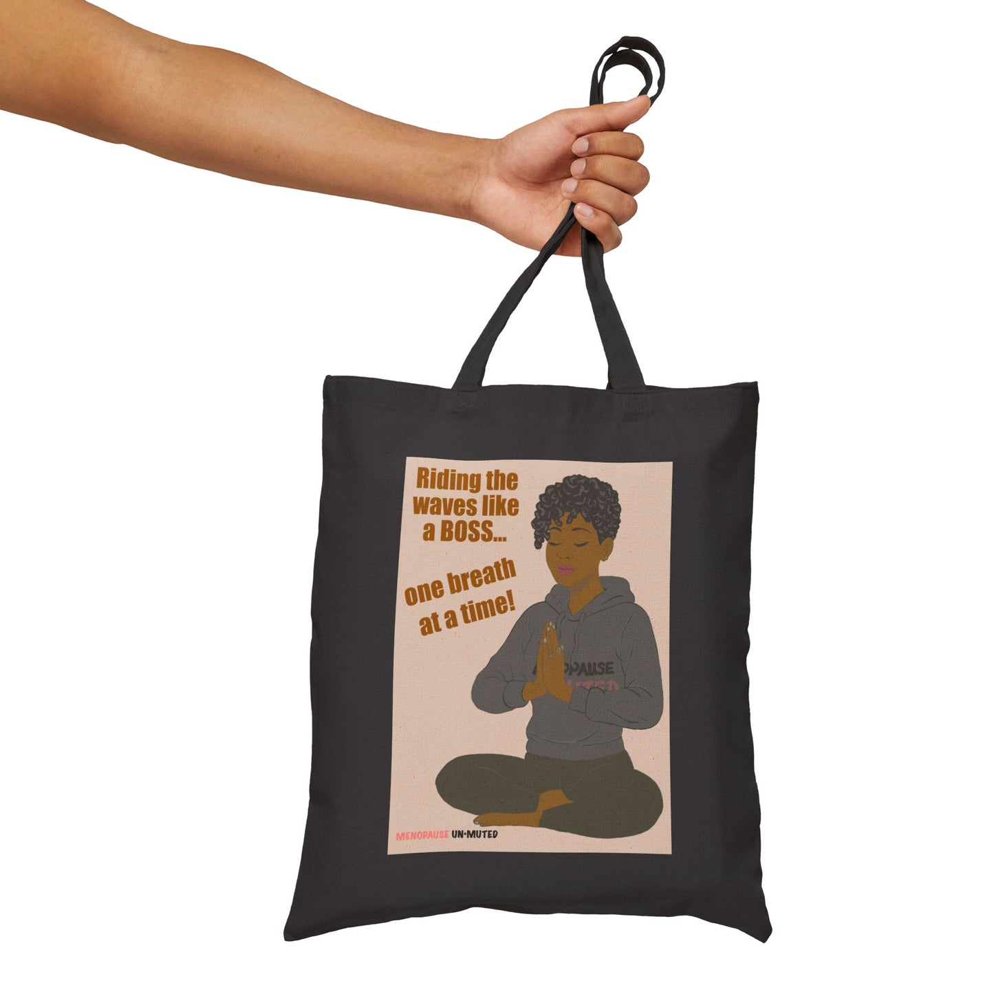 Funny Menopause Tote Bag – Mood Swing Survival Canvas & Cotton Gift for Women