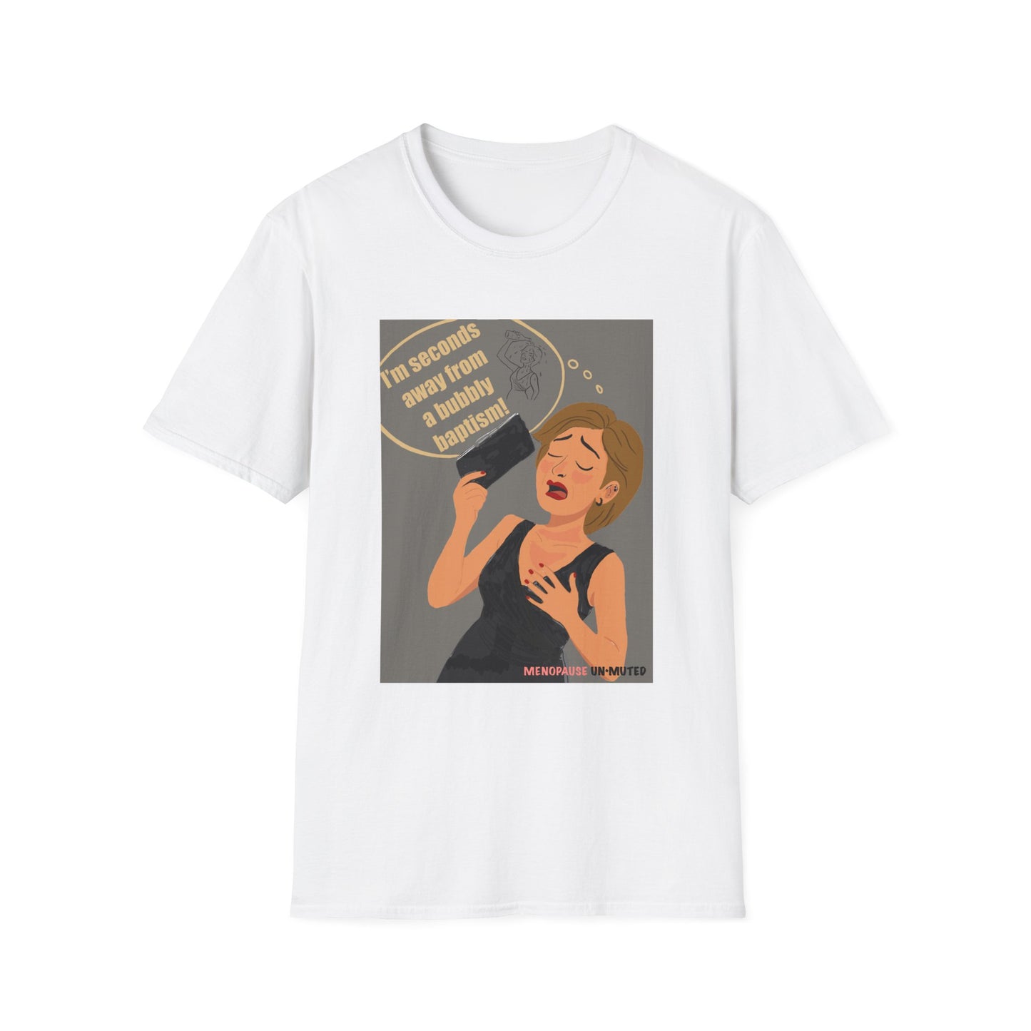 Funny Menopause T-Shirt – Hot Flash Survival Cotton Tee for Women