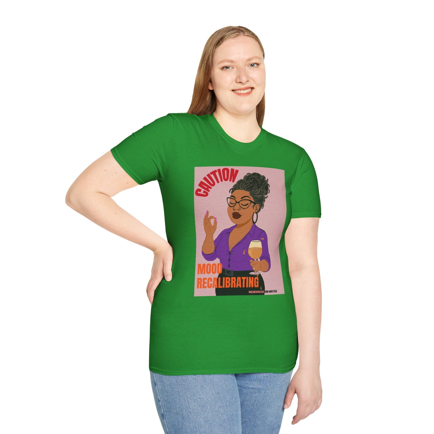 Funny Menopause T-Shirt – Mood Swing Survival Cotton Tee for Women