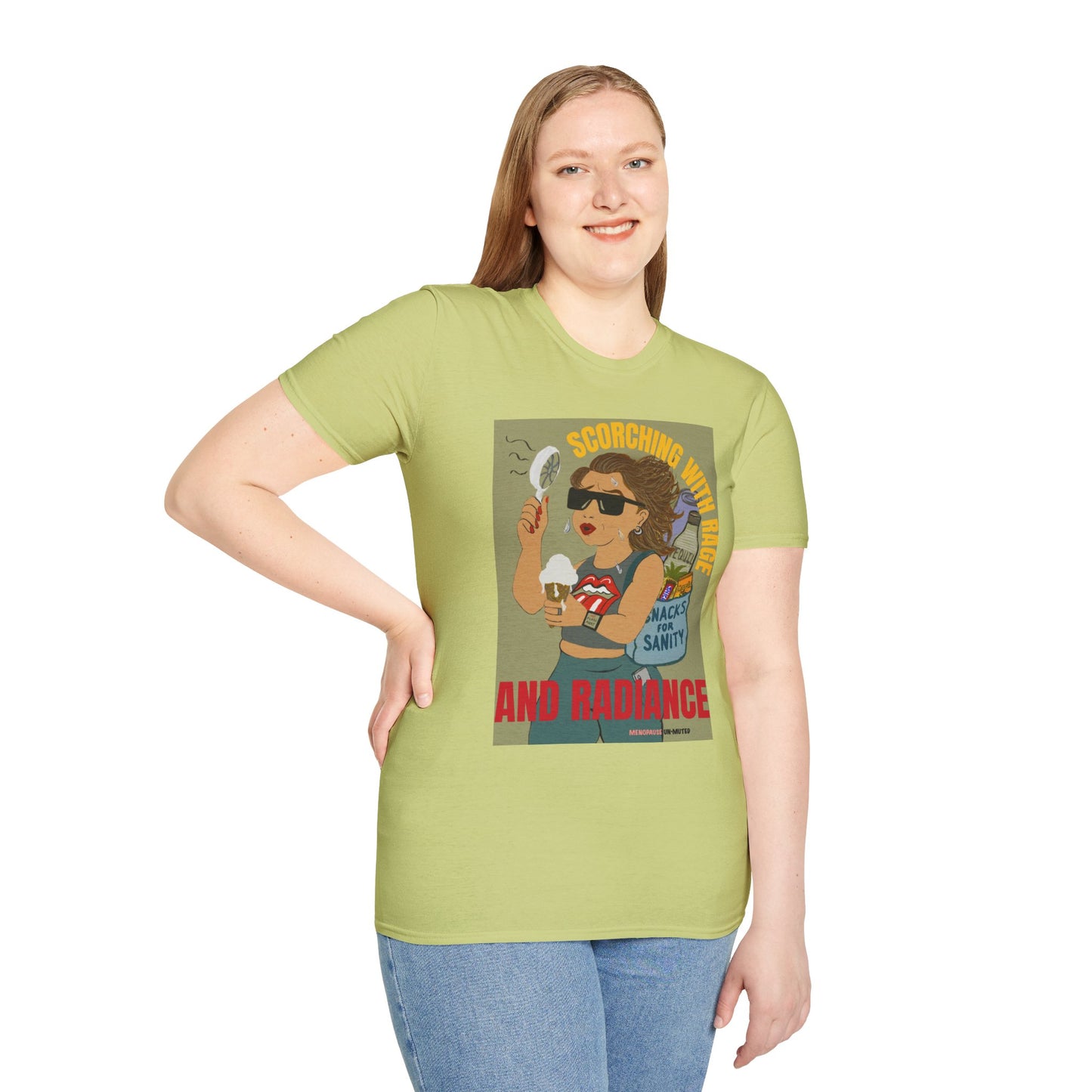 Funny Menopause T-Shirt – Hot Flash Survival Cotton Tee for Women