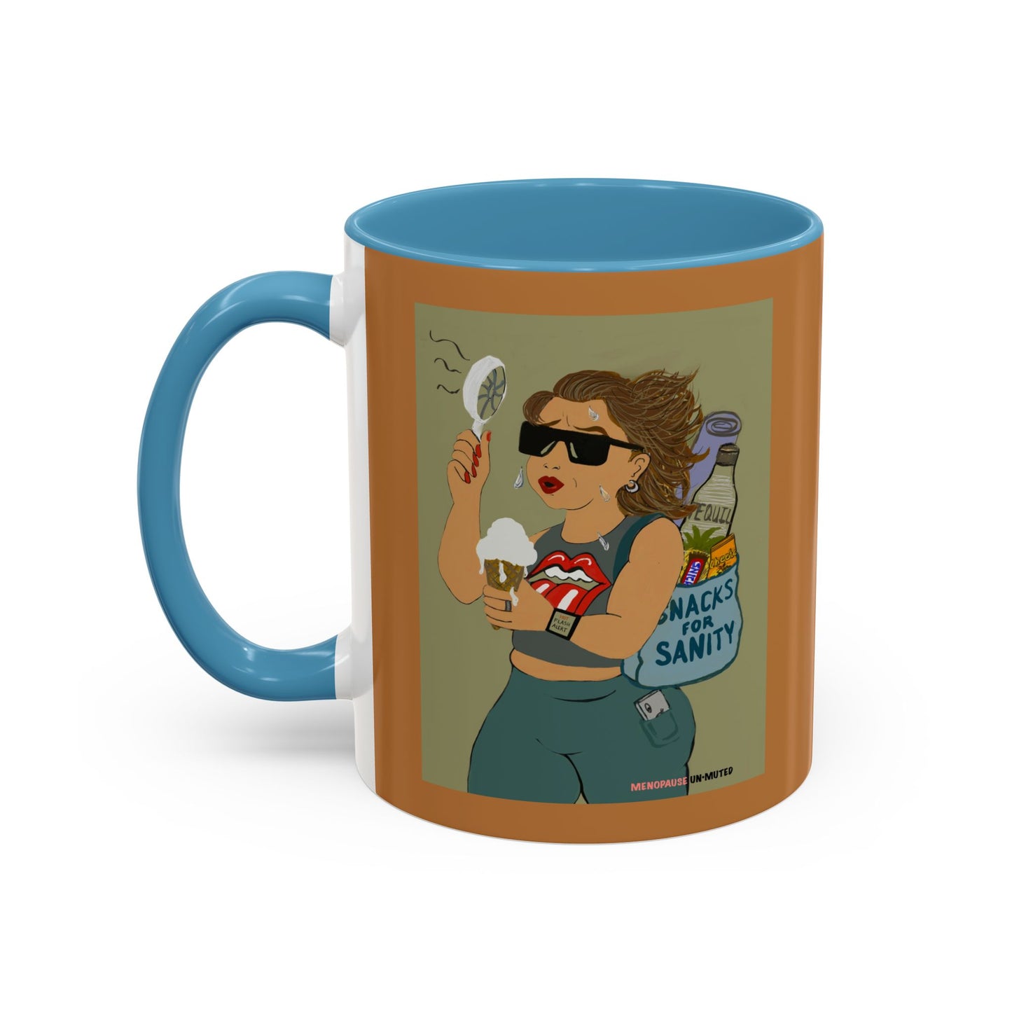 Funny Menopause Mug – Hot Flash Survival Coffee Cup for Women