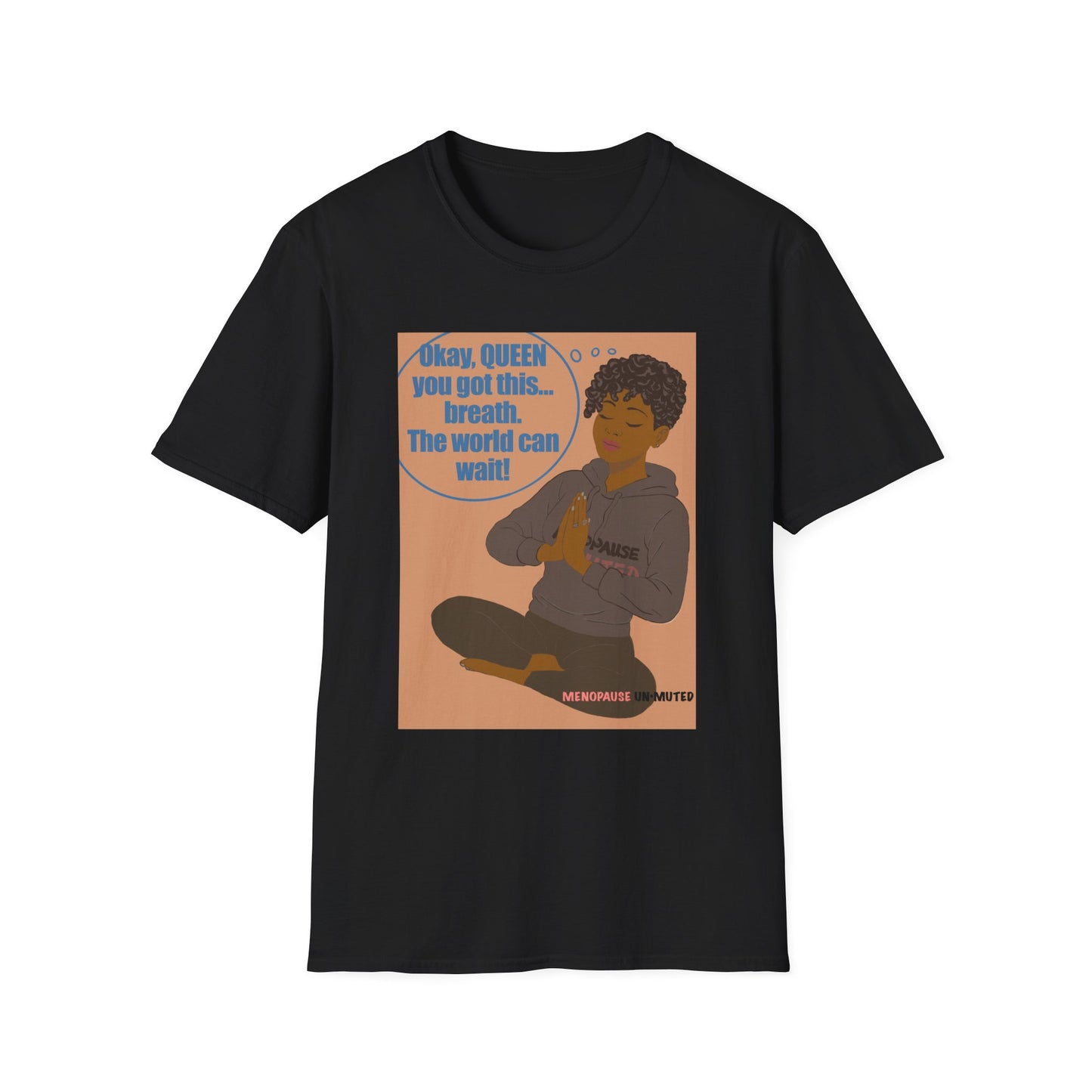 Funny Menopause T-Shirt – Mood Swing Survival Cotton Tee for Women