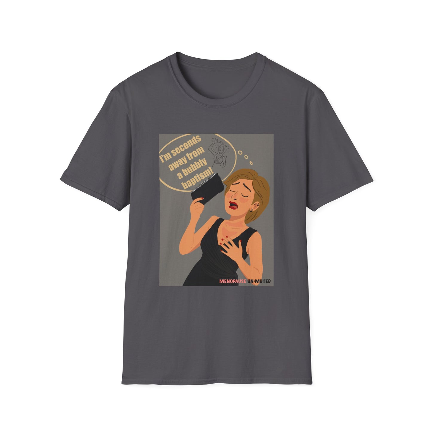 Funny Menopause T-Shirt – Hot Flash Survival Cotton Tee for Women