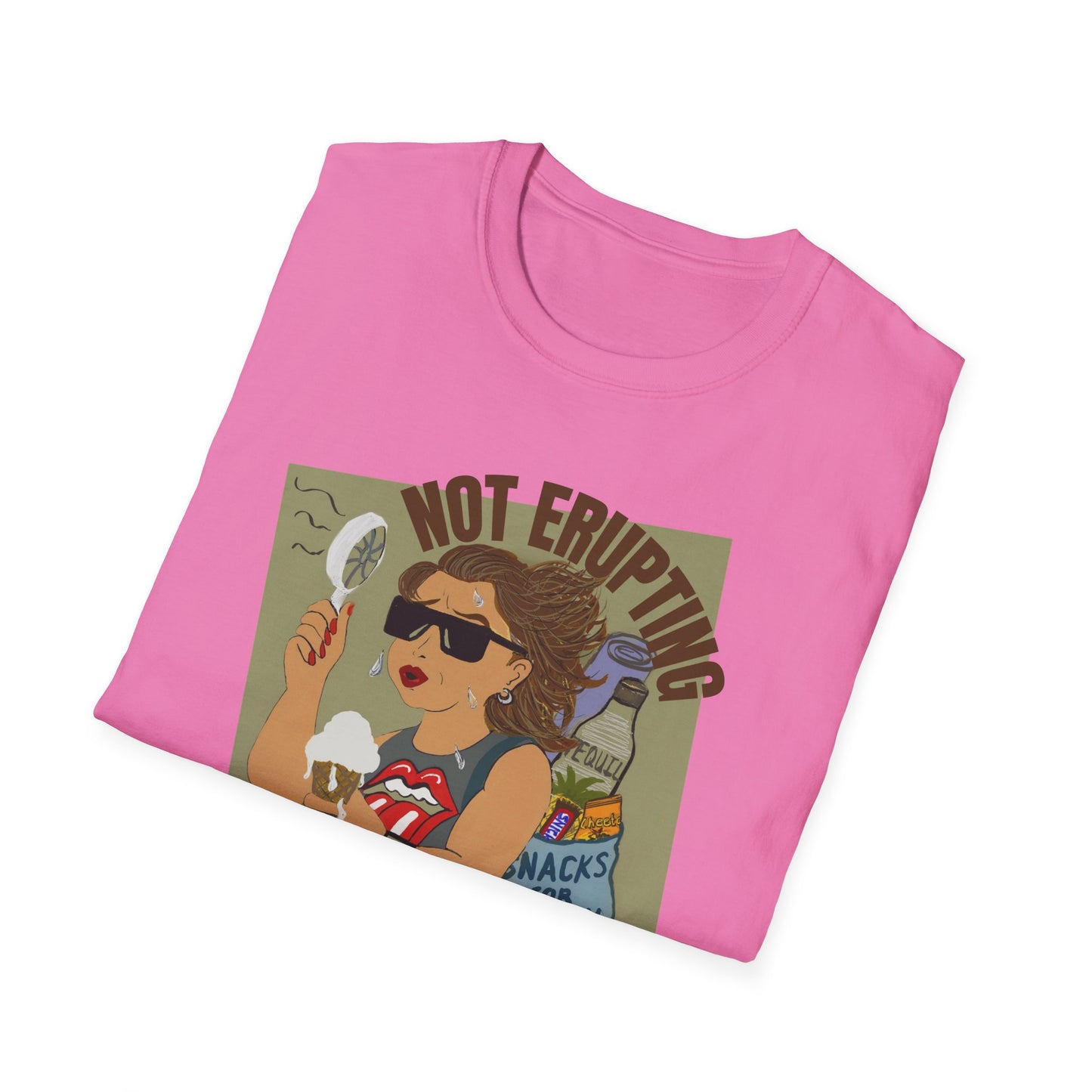 Funny Menopause T-Shirt – Hot Flash Survival Cotton Tee for Women