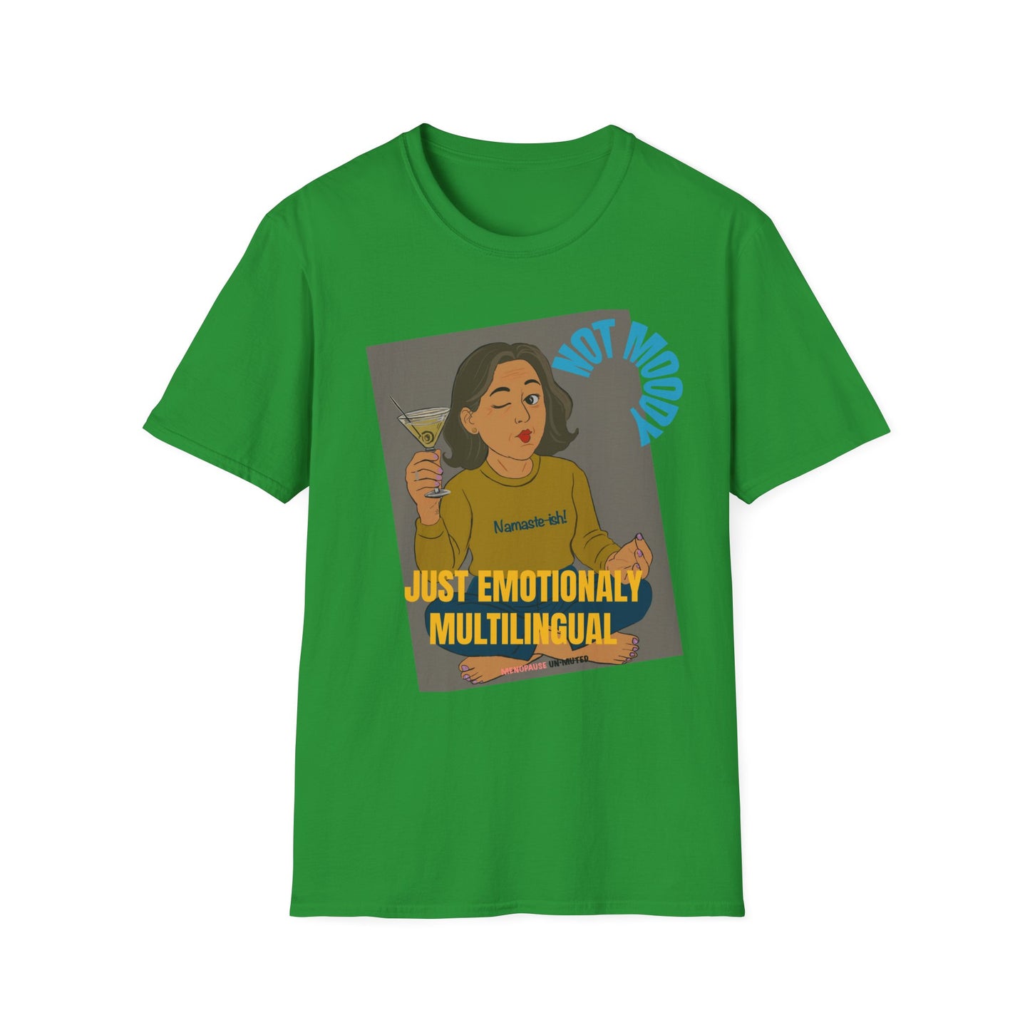 Funny Menopause T-Shirt – Mood Swing Survival Cotton Tee for Women