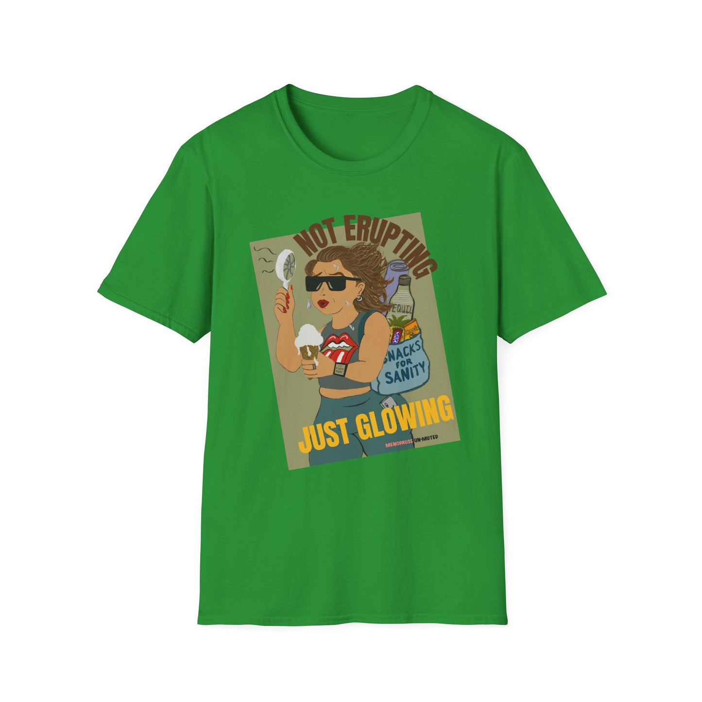 Funny Menopause T-Shirt – Hot Flash Survival Cotton Tee for Women