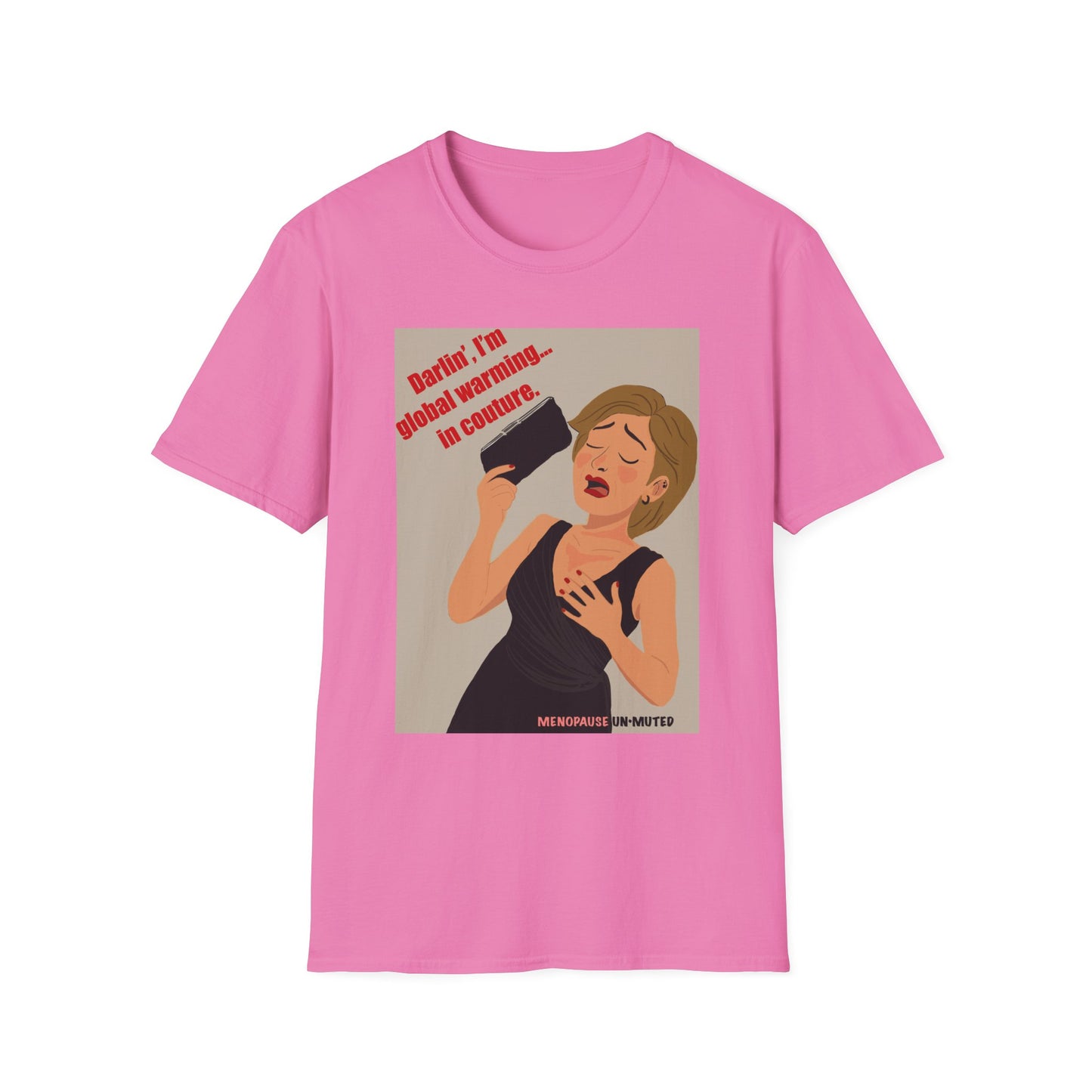 Funny Menopause T-Shirt – Hot Flash Survival Cotton Tee for Women