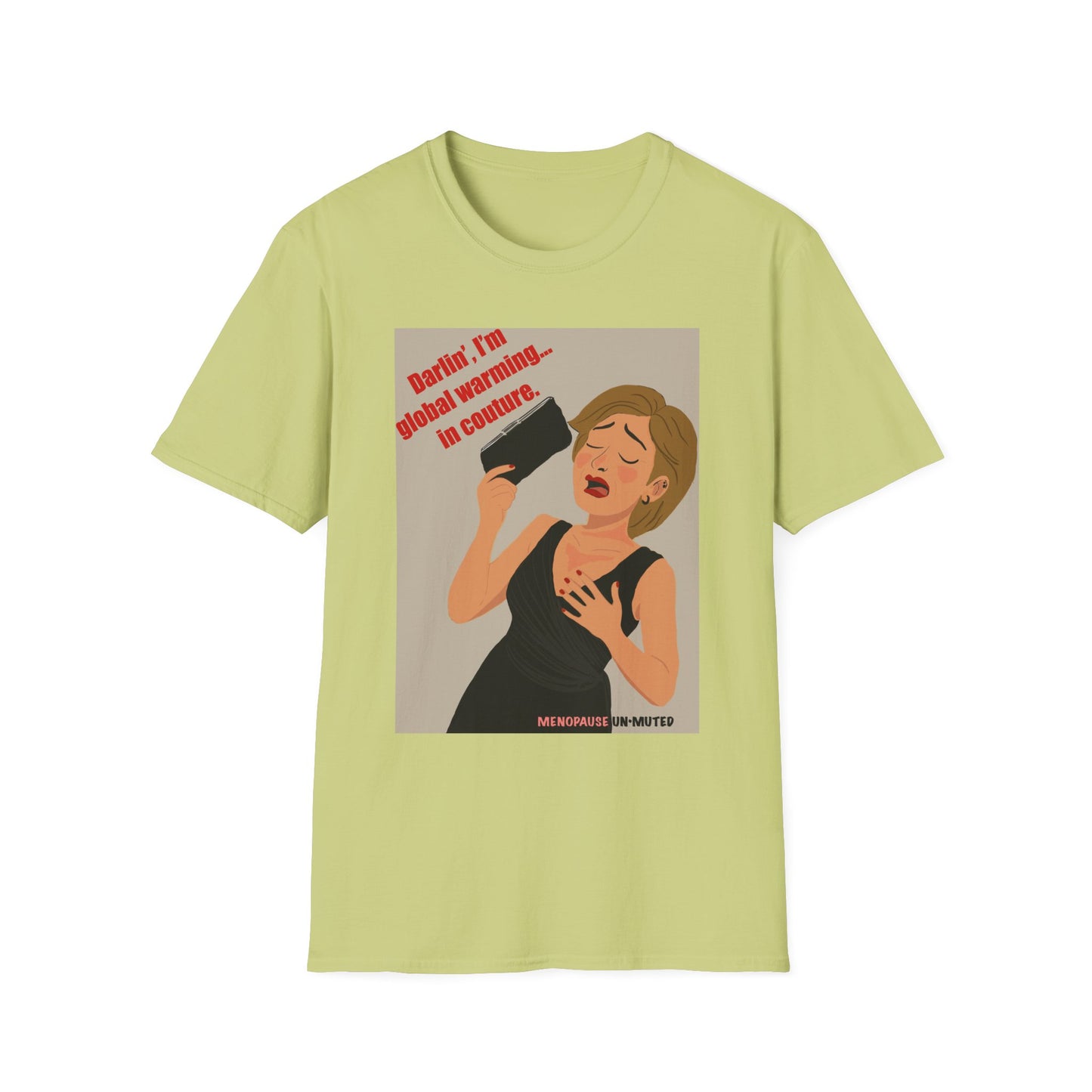 Funny Menopause T-Shirt – Hot Flash Survival Cotton Tee for Women