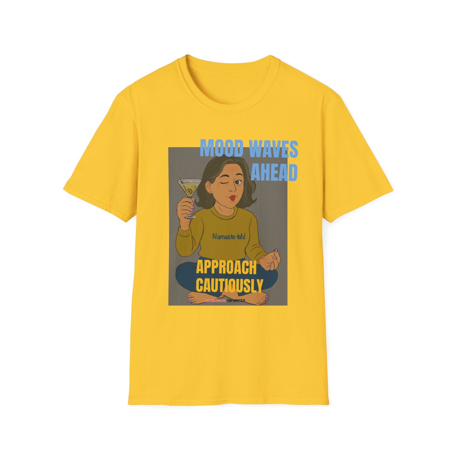 Funny Menopause T-Shirt – Mood Swing Survival Cotton Tee for Women