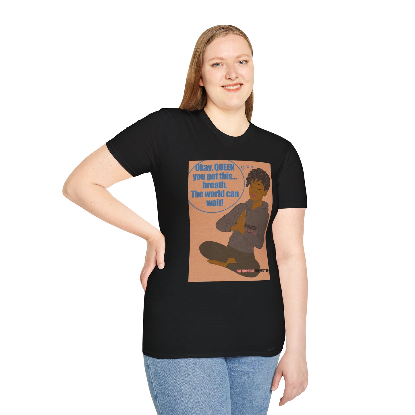 Funny Menopause T-Shirt – Mood Swing Survival Cotton Tee for Women