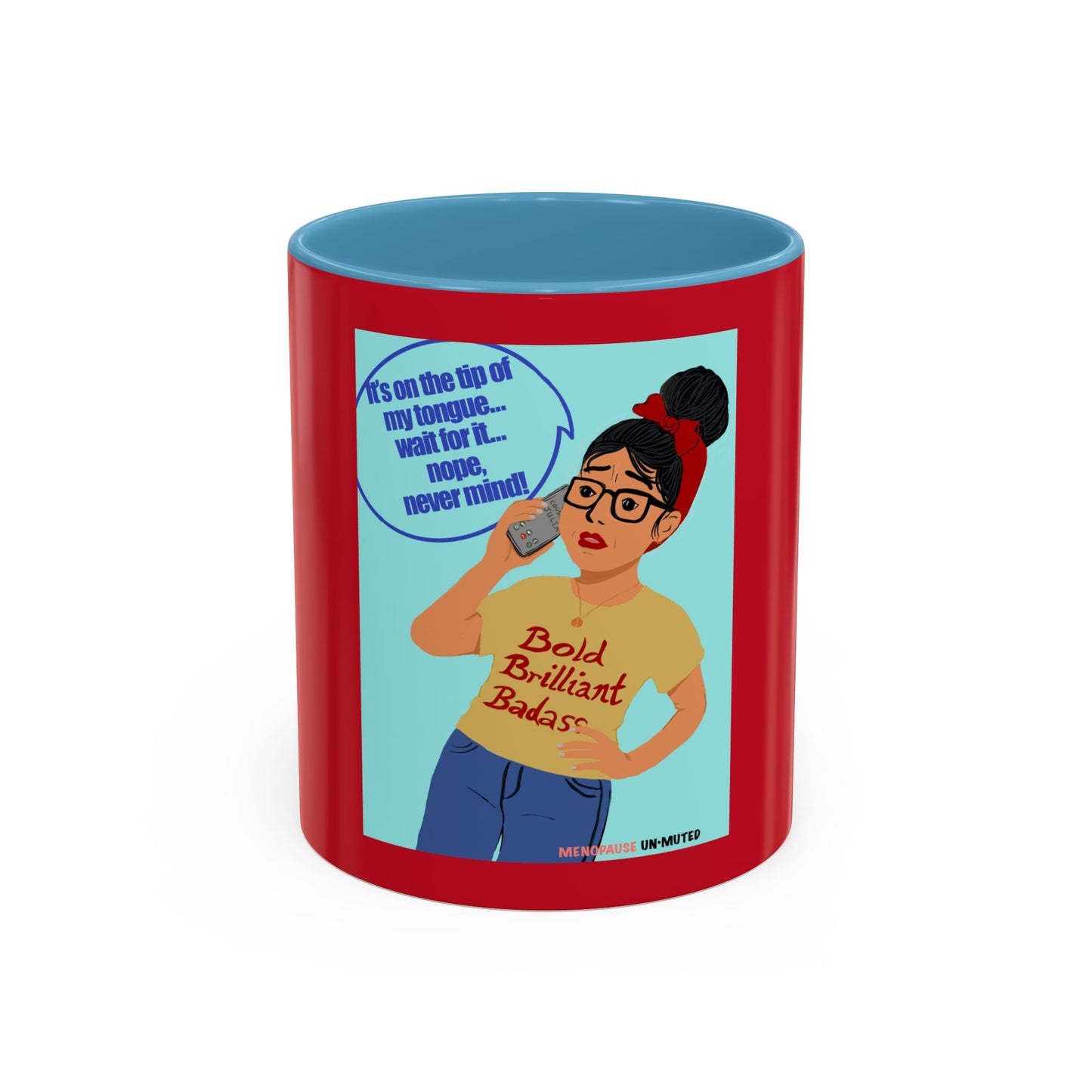 Funny Menopause Mug – Brain Fog Survival Mug for Women