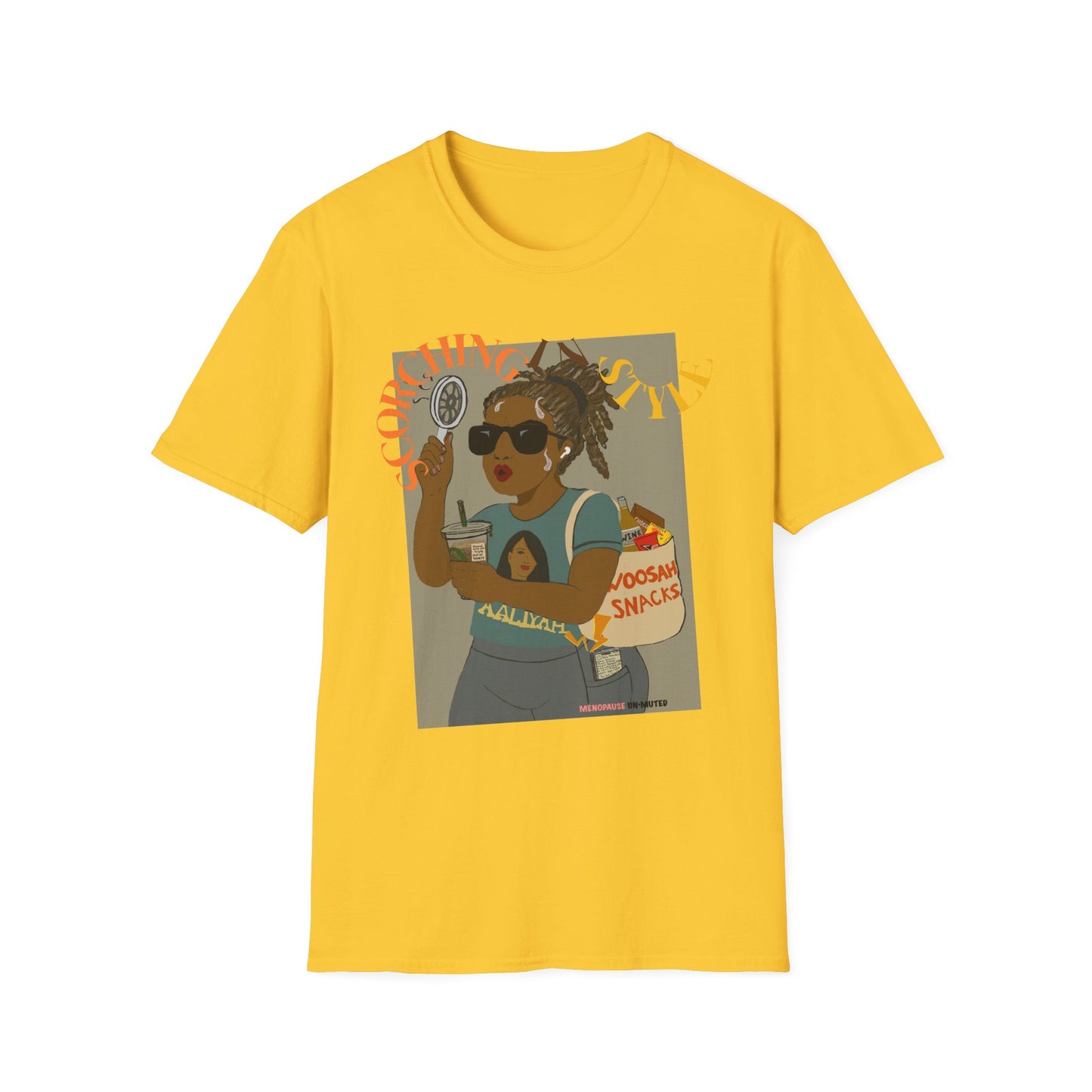 Funny Menopause T-Shirt – Hot Flash Survival Cotton Tee for Women