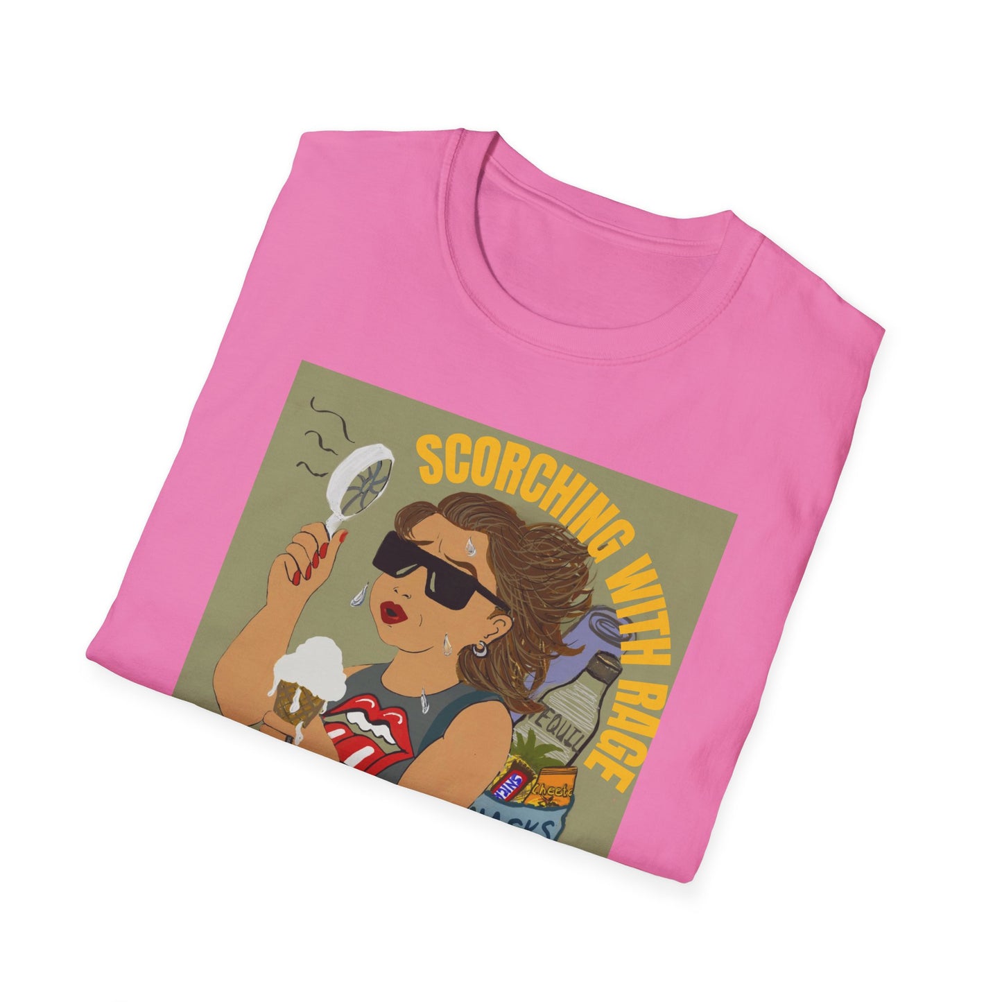 Funny Menopause T-Shirt – Hot Flash Survival Cotton Tee for Women