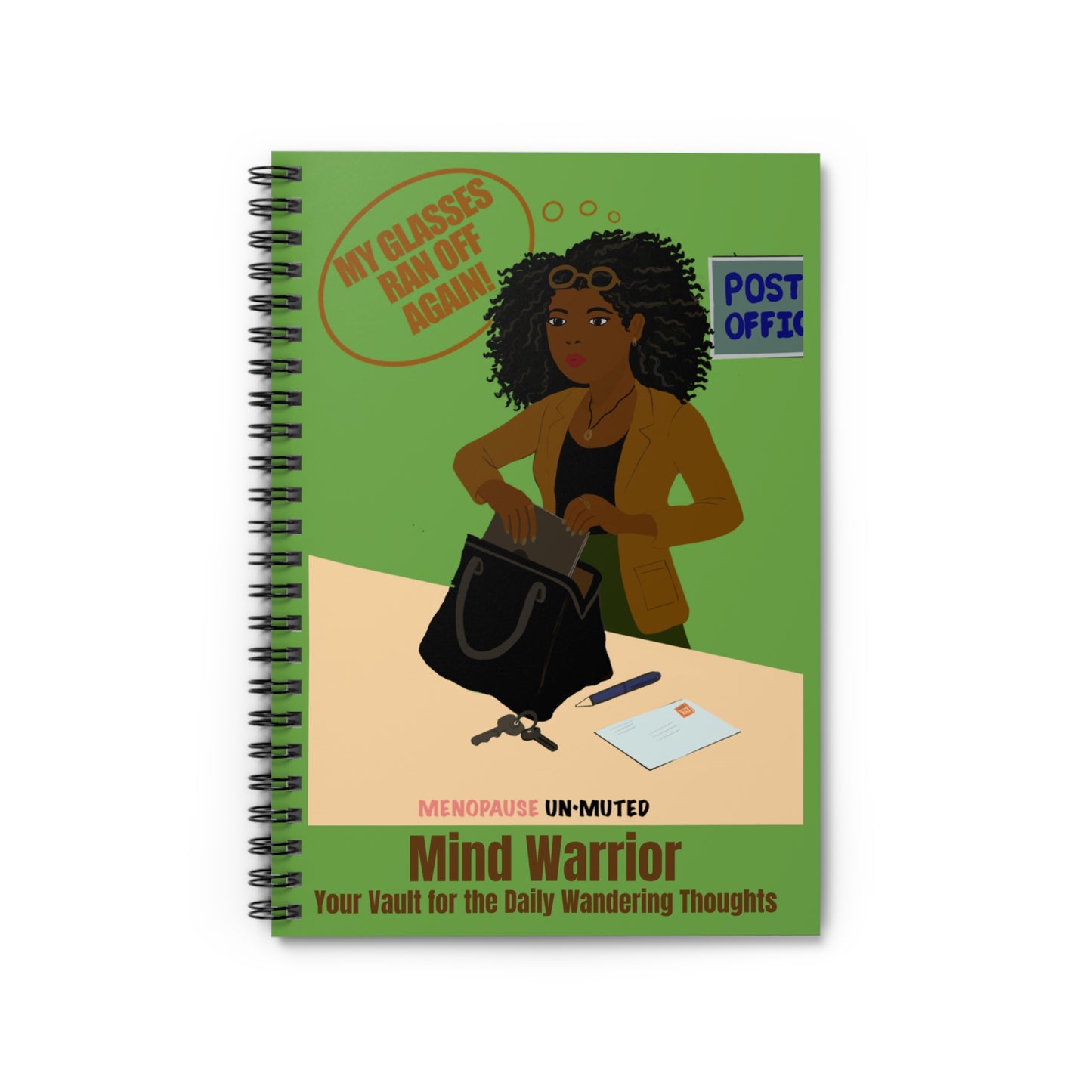 Funny Menopause Spiral Journal – Brain Fog Survival Notebook for Women