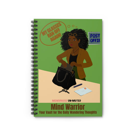 Funny Menopause Spiral Journal – Brain Fog Survival Notebook for Women