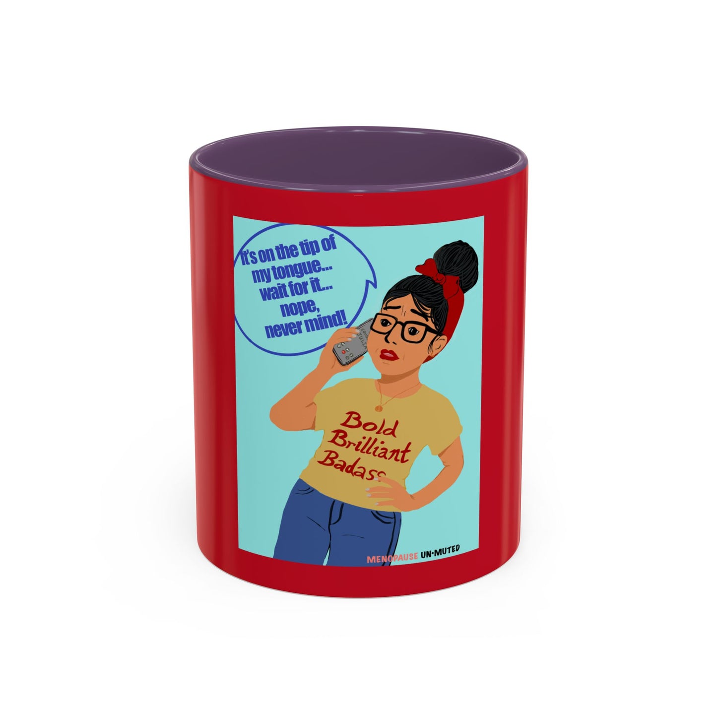 Funny Menopause Mug – Brain Fog Survival Mug for Women