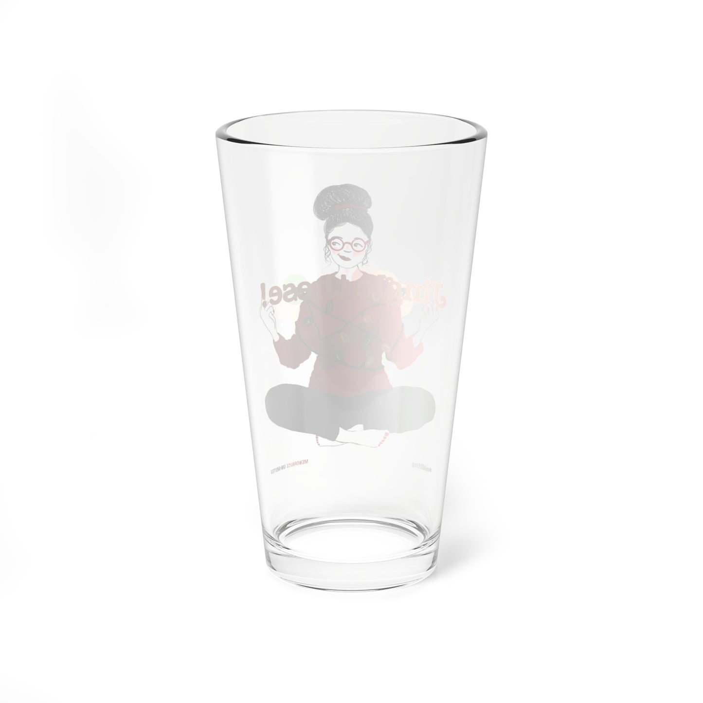 Funny Menopause Midlife Women Holiday Gift - Drinking Glass
