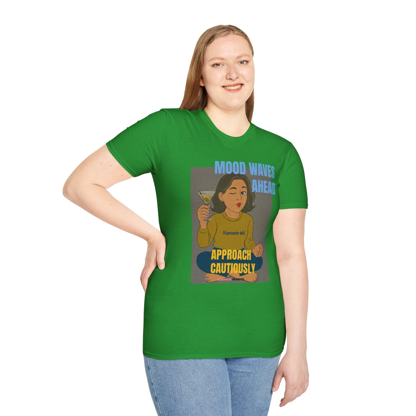 Funny Menopause T-Shirt – Mood Swing Survival Cotton Tee for Women