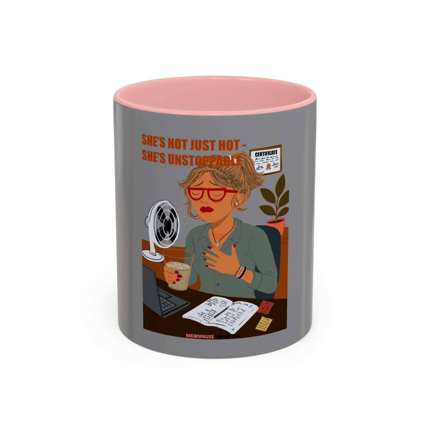Funny Menopause Mug – Hot Flash Survival Coffee Cup for Women