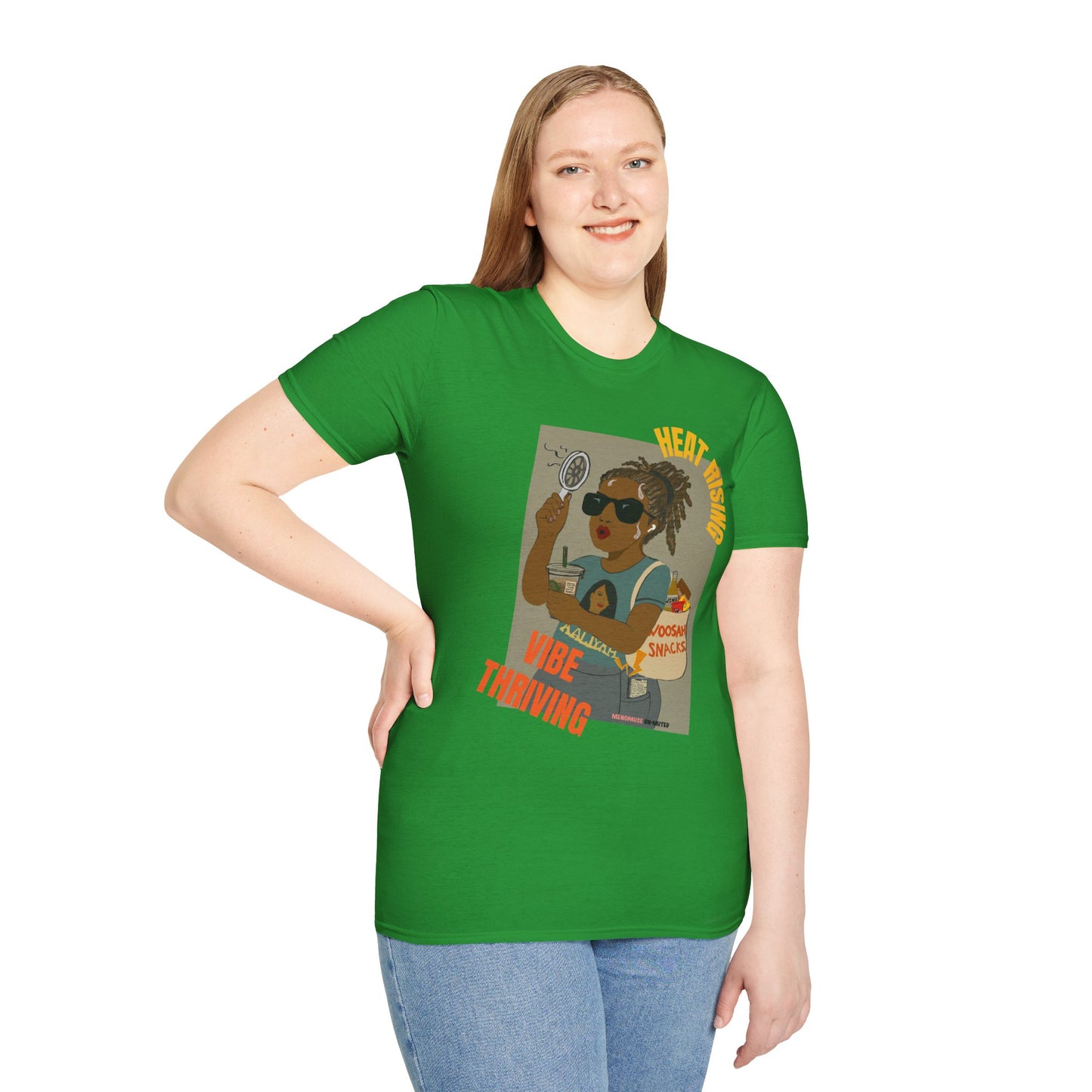 Funny Menopause T-Shirt – Hot Flash Survival Cotton Tee for Women
