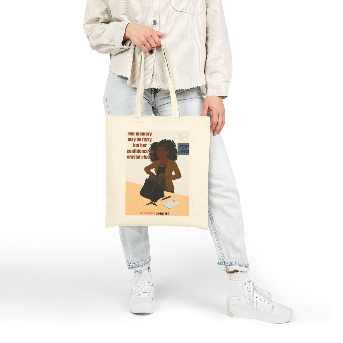 Funny Menopause Tote Bag – Brain Fog Survival Canvas & Cotton Gift for Women