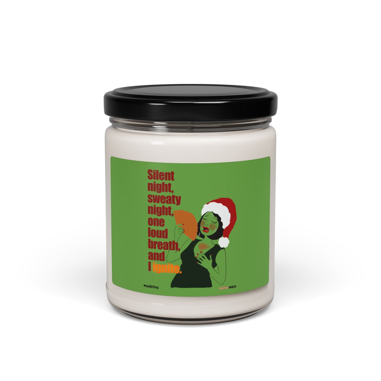 Funny Menopause Midlife Women Holiday Gift - Scented Soy Candle, 9oz