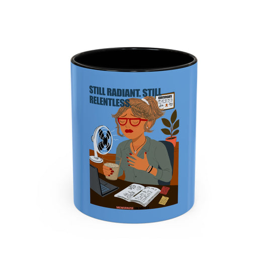 Funny Menopause Mug – Hot Flash Survival Coffee Cup for Women